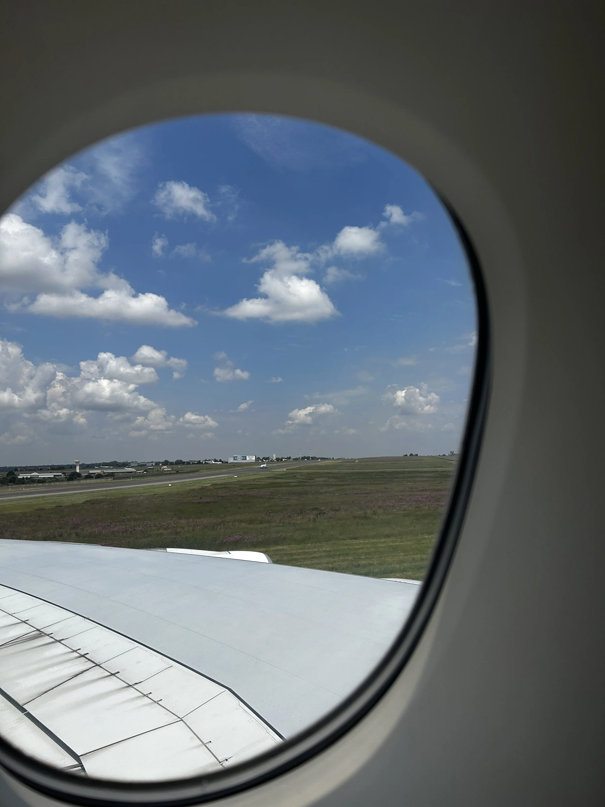 African Skies - landing in Johannesburg, South Africa
