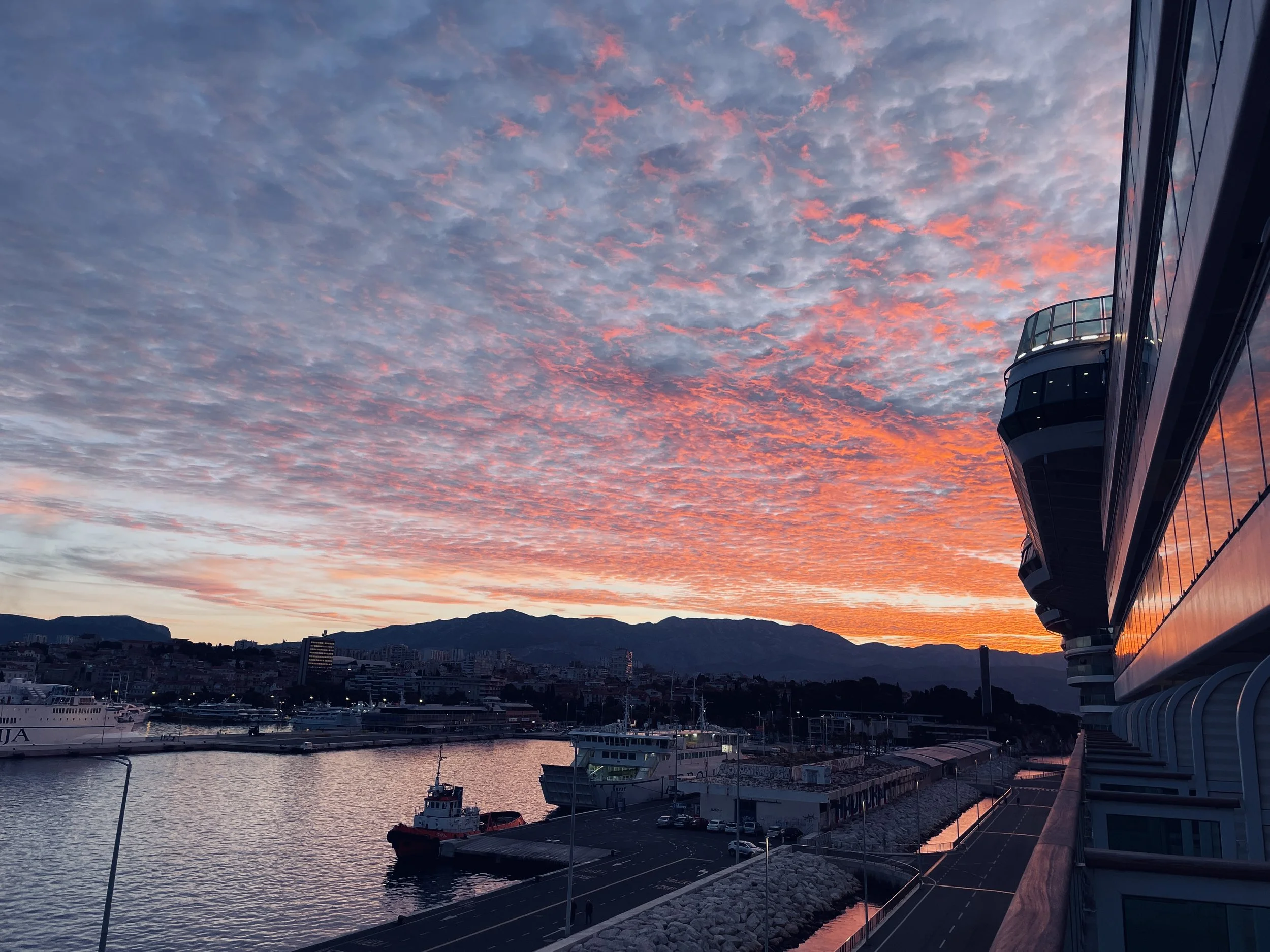 Cruise ship sunsets sailing to the next destination.....