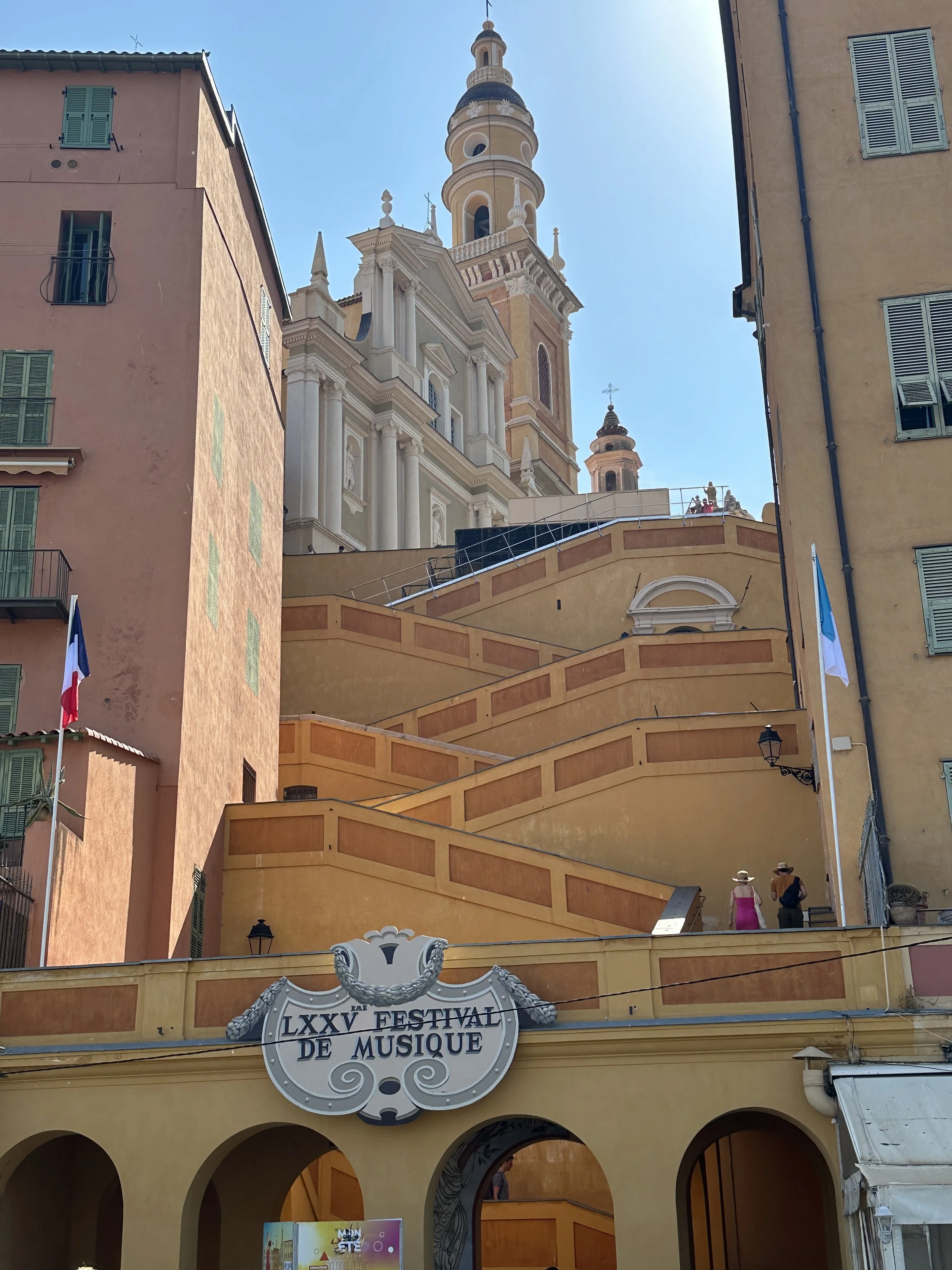Visiting Menton in France, right on the Italian border