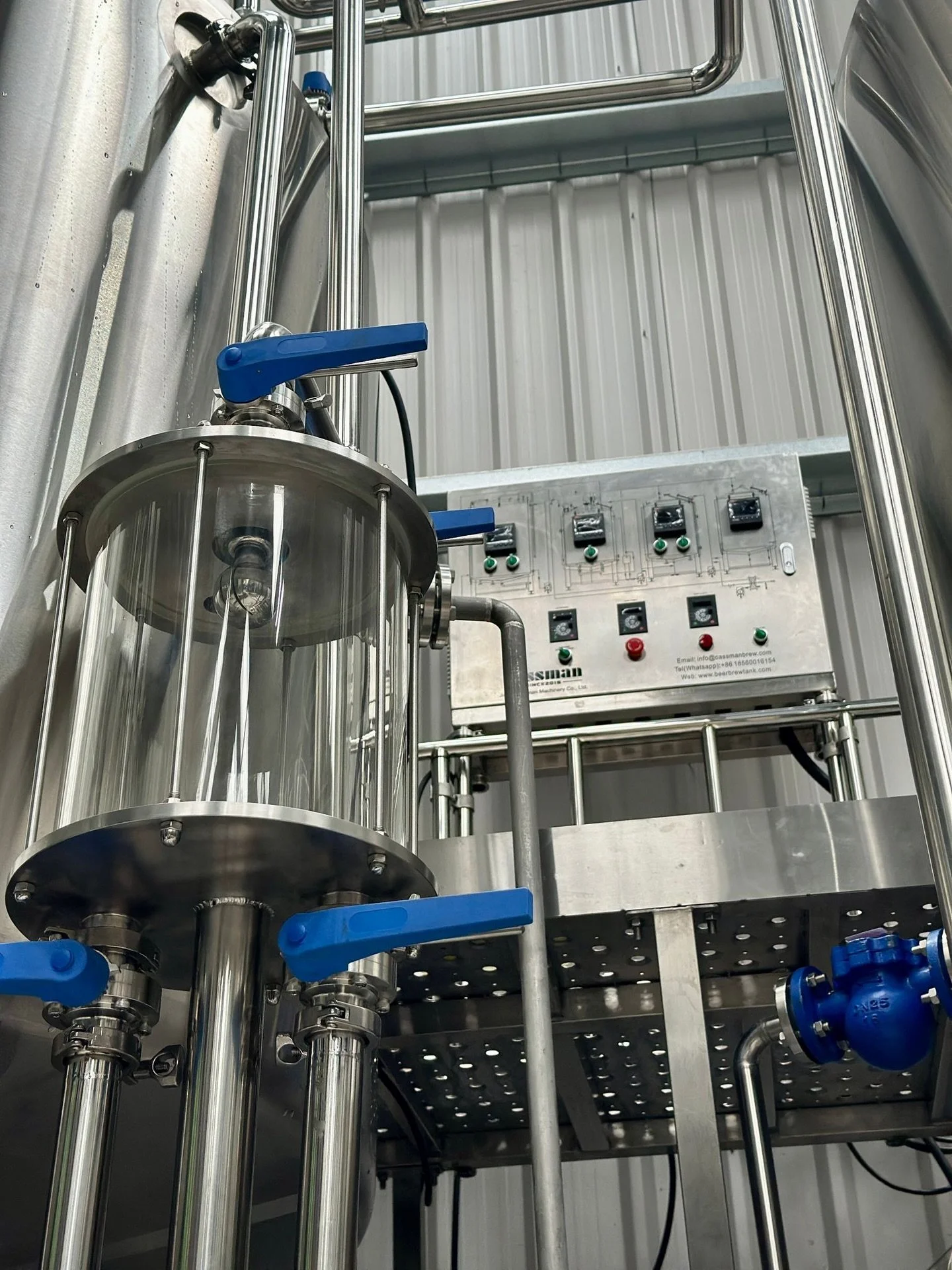 We&rsquo;ve installed the brewhouse&rsquo;s brain 🧠⚡️

This control panel is where all the magic is controlled from temps, pumps, transfers, the lot.

Not the most glamorous bit of the build, but it&rsquo;s one of those &ldquo;okay&hellip; this is b