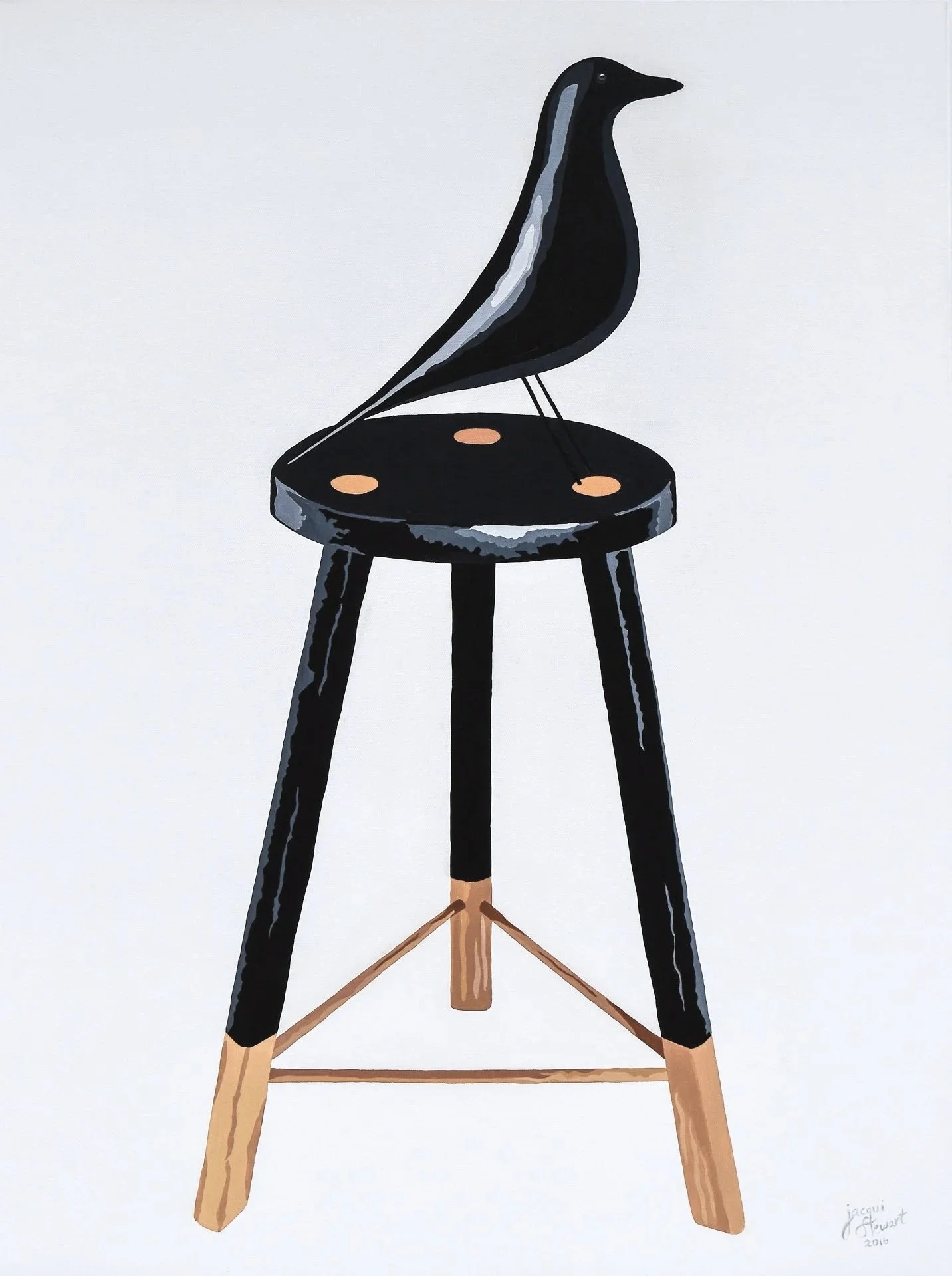 Babanees loves Eames 2016 - acrylic on cotton canvas
122.0 x 91.0 cm
commission piece SOLD