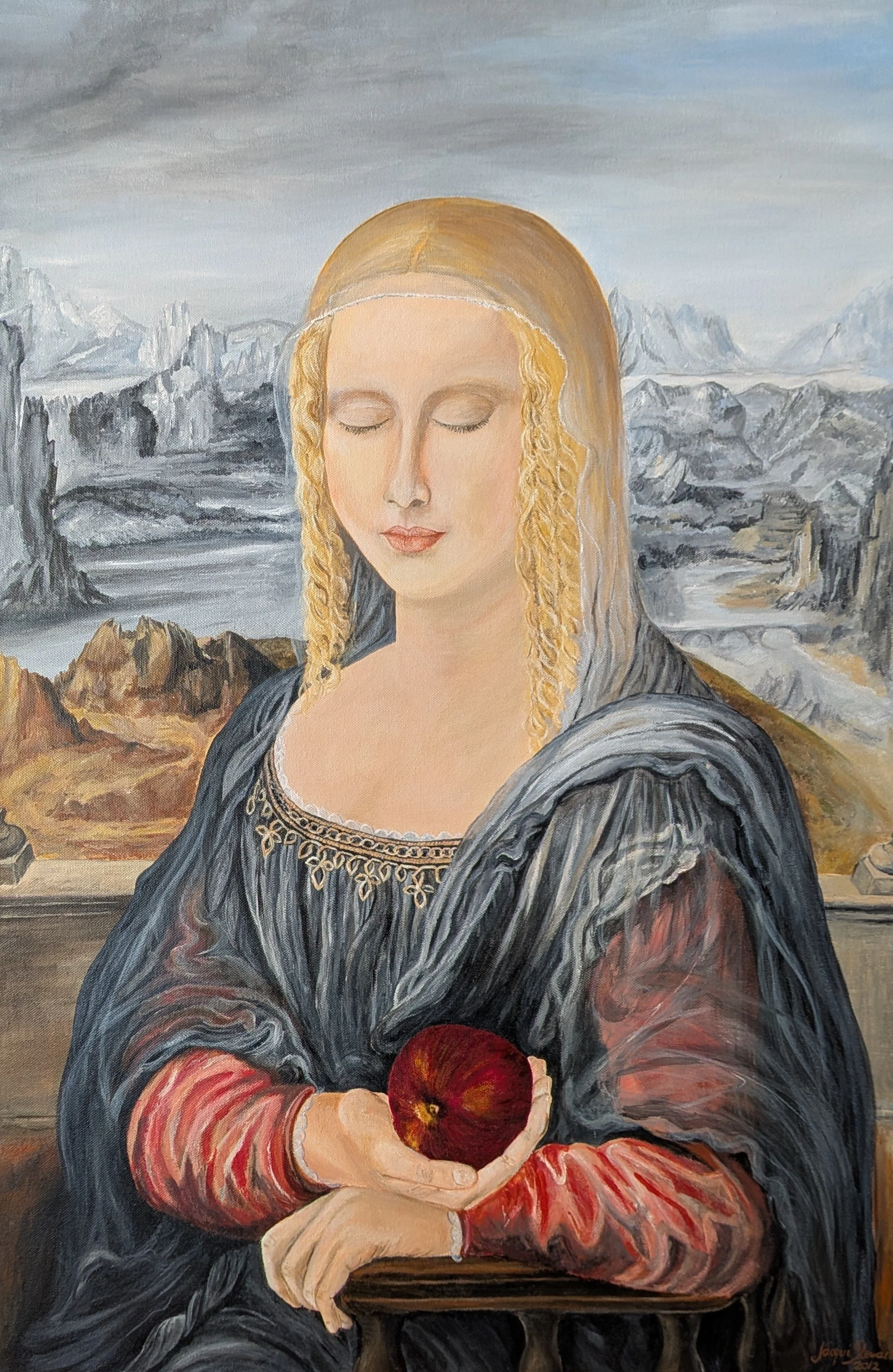 DREAMING I'M MONA 2010,
acrylic on canvas
91.0 x 61.0 cm