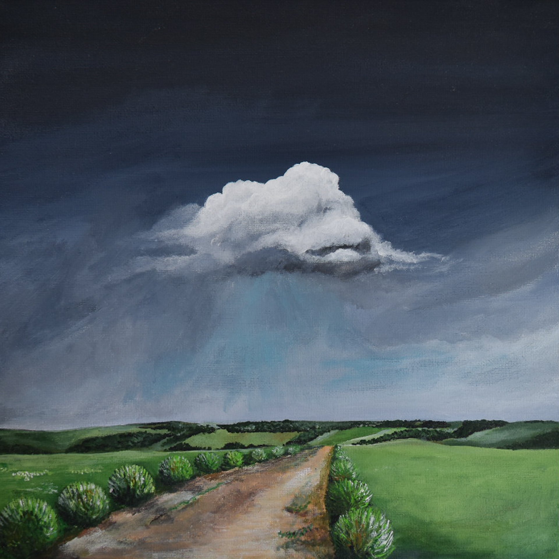 The Wandering Cloud (2020),
acrylic on canvas
30 x 30 cm