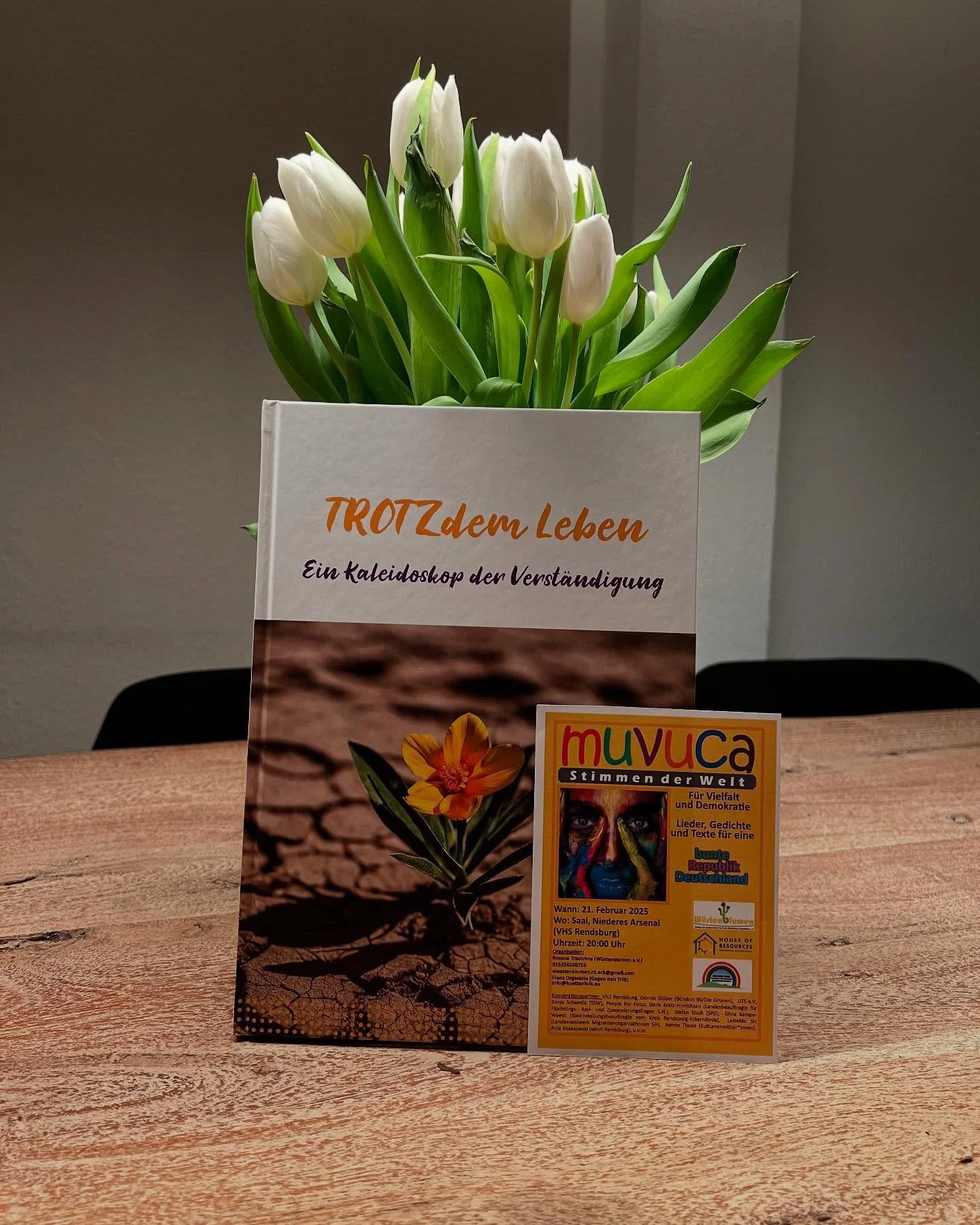 Heute waren Rosana, Muhammad und Naser von W&uuml;stenblumen bei uns zu Besuch. Danke, dass ihr euch die Zeit genommen habt. Bestimmt bis ganz bald 🧡💚💜💙
