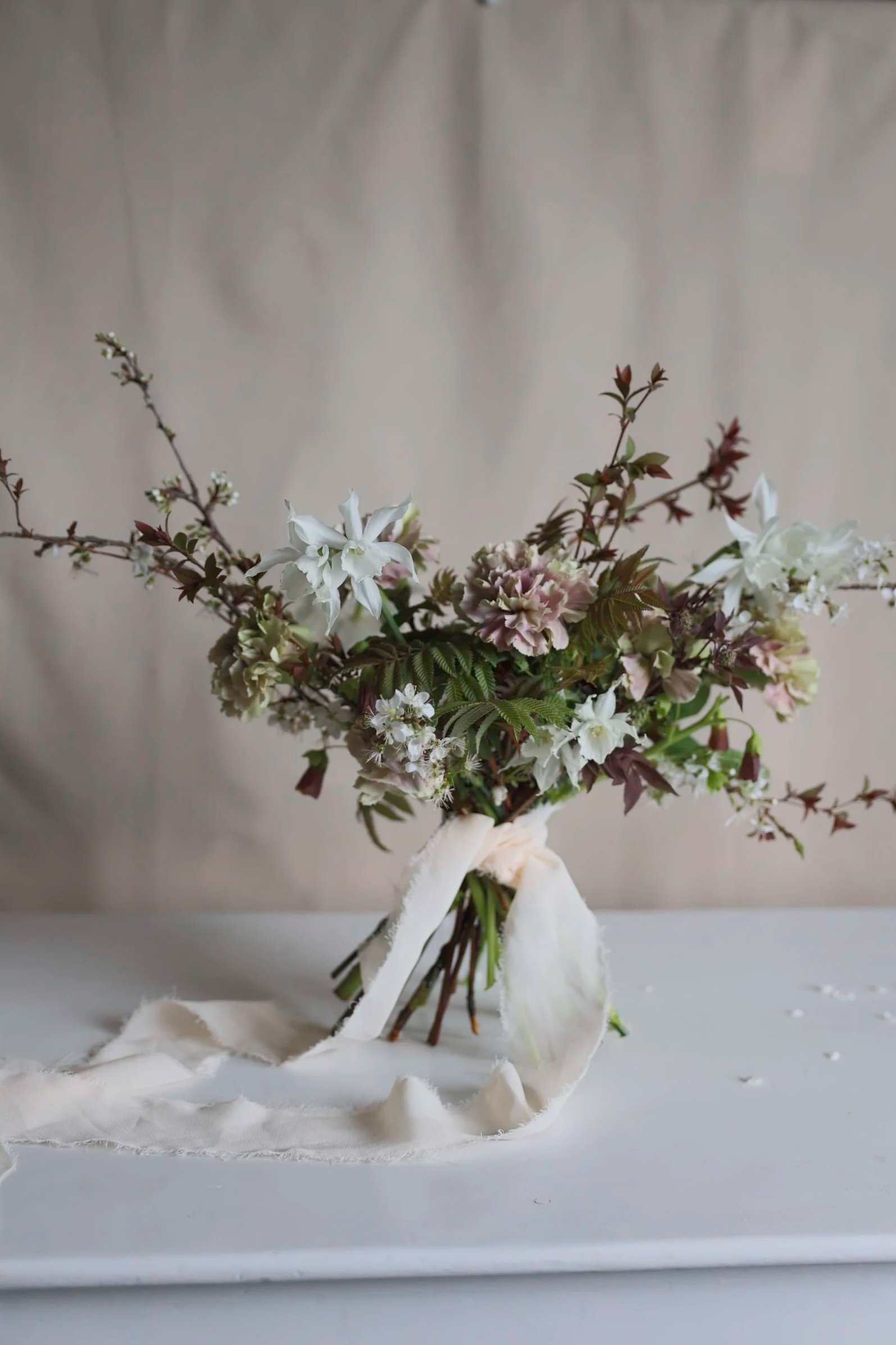 Blomster Bryllup Brudebukett Narsiss