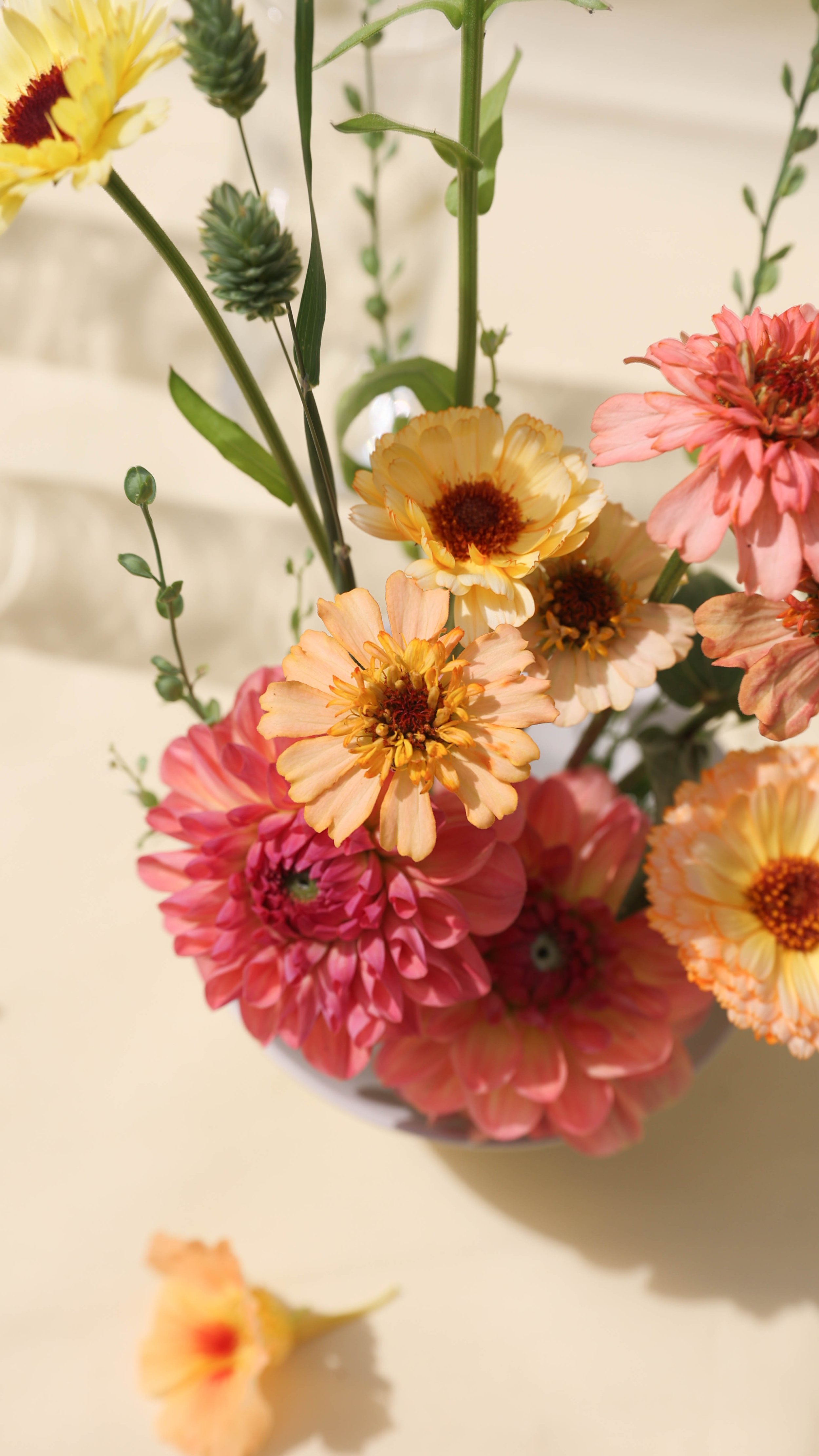 Blomster Bryllup Bryllupsblomster Georgine Blomsteroppsats Snittblomster