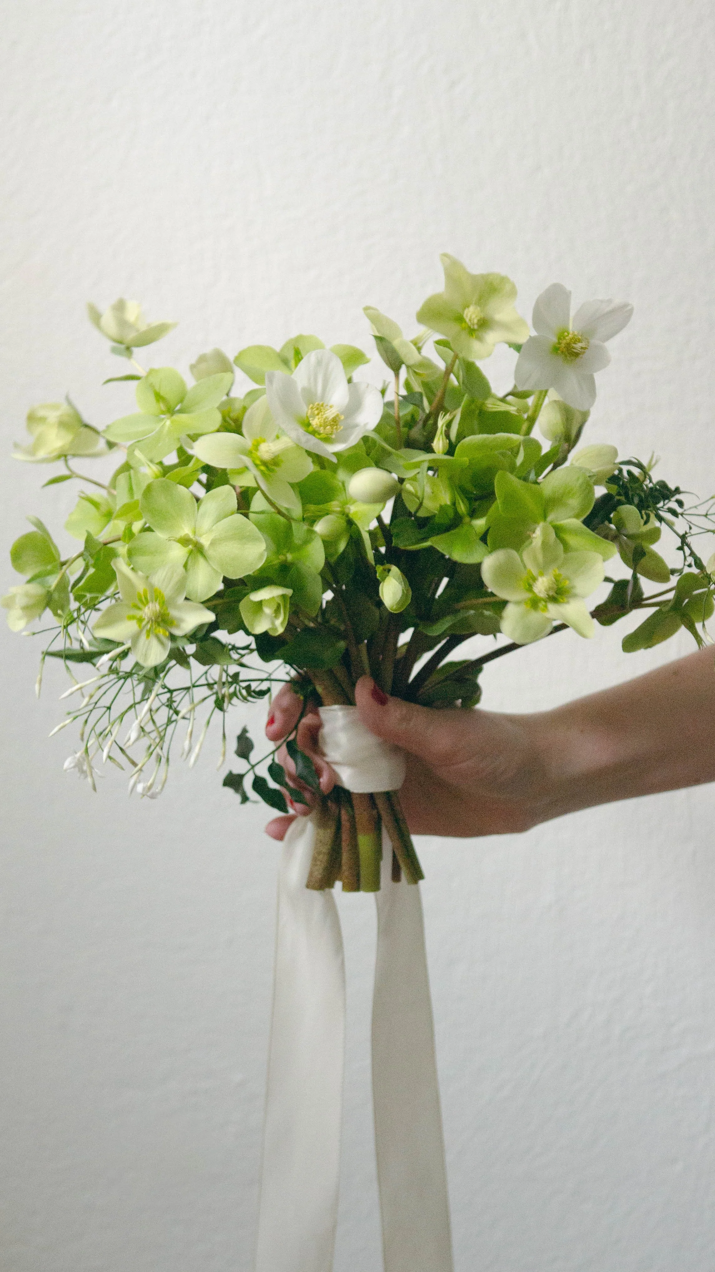 Blomster Bryllup Bryllupsblomster Brudebukett Helleborus