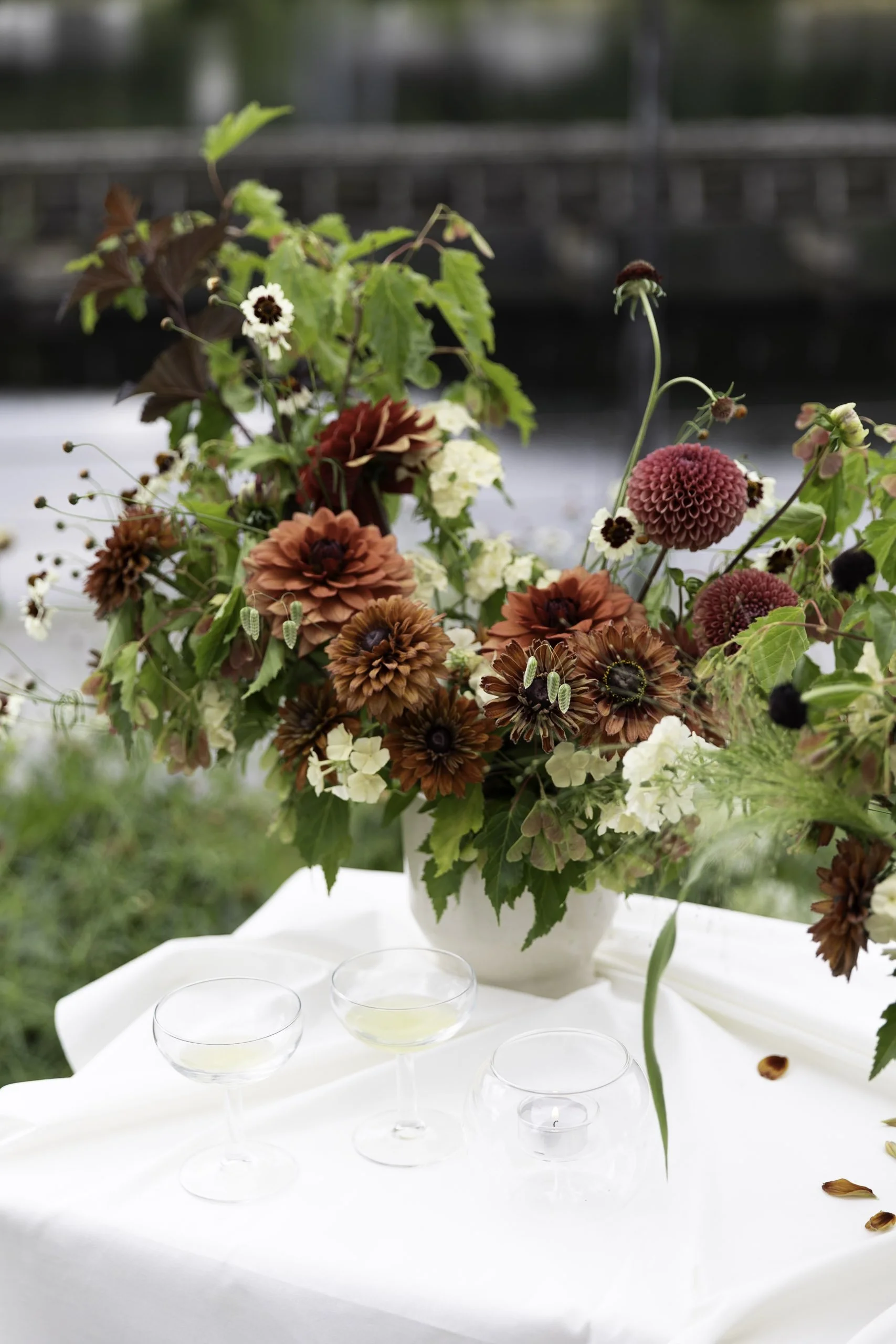 Blomster Bryllup Bryllupsblomster Blomsteroppsats Georgine Miss Miley