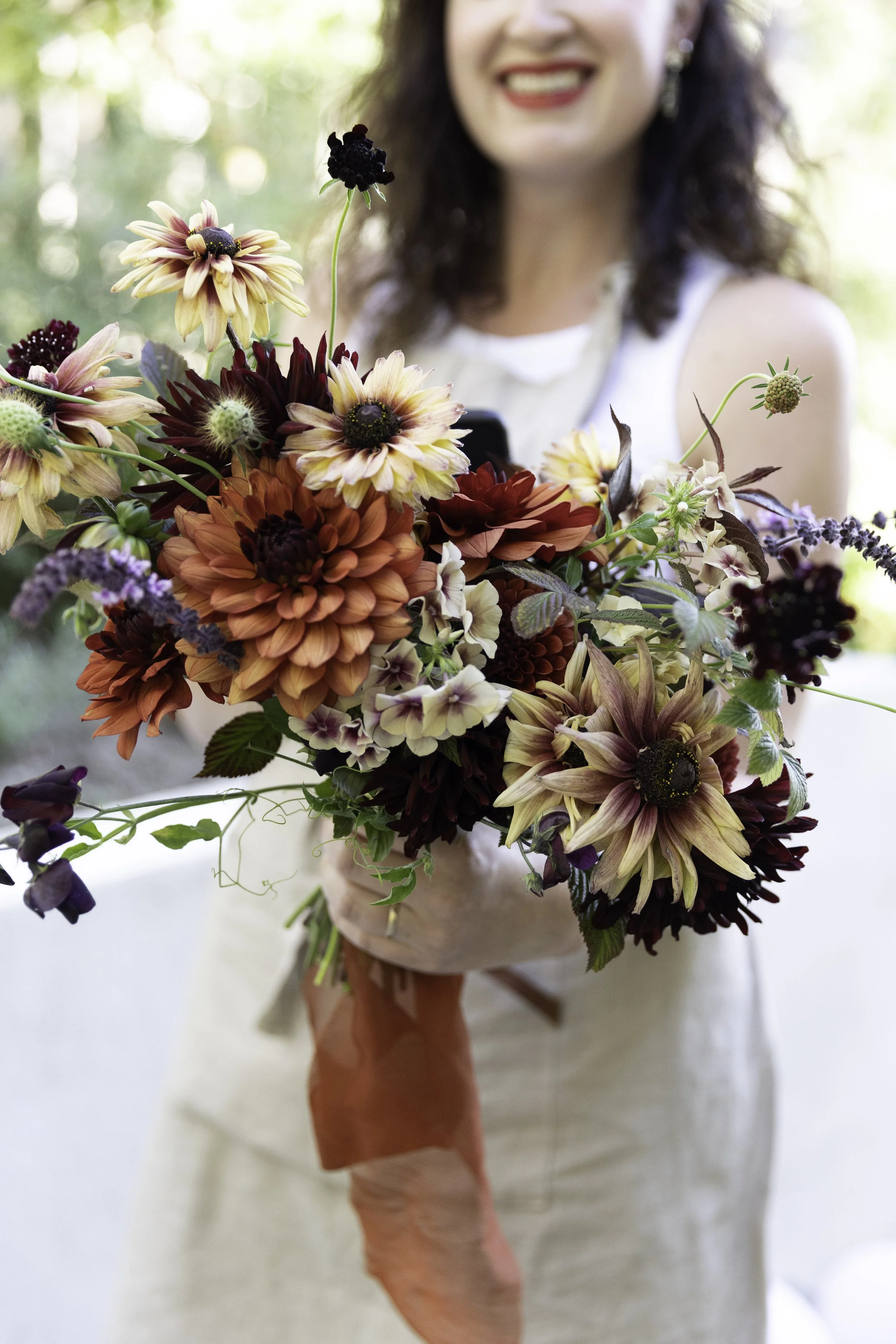 Blomster Bryllup Bryllupsblomster Brudebukett Georgine Miss Miley