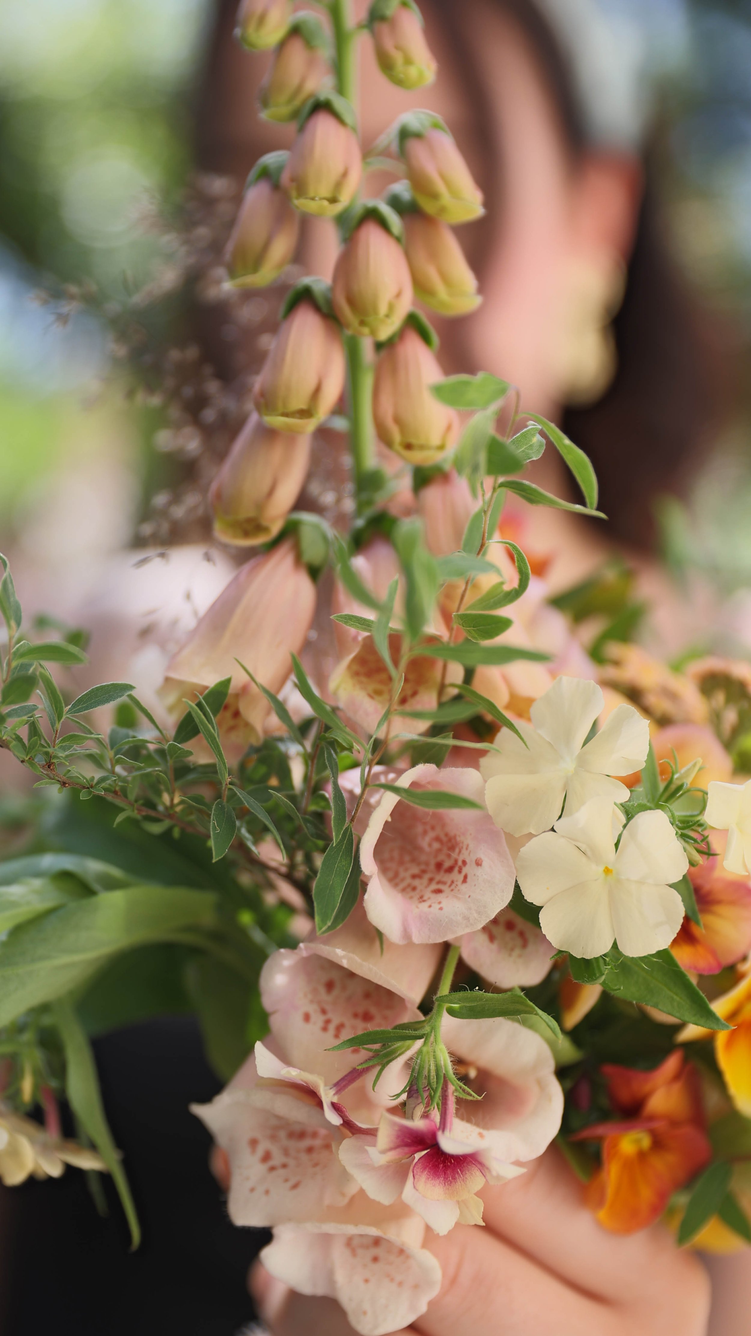 Blomster Bryllup Bryllupsblomster Revebjelle Castor Peach  Snittblomster
