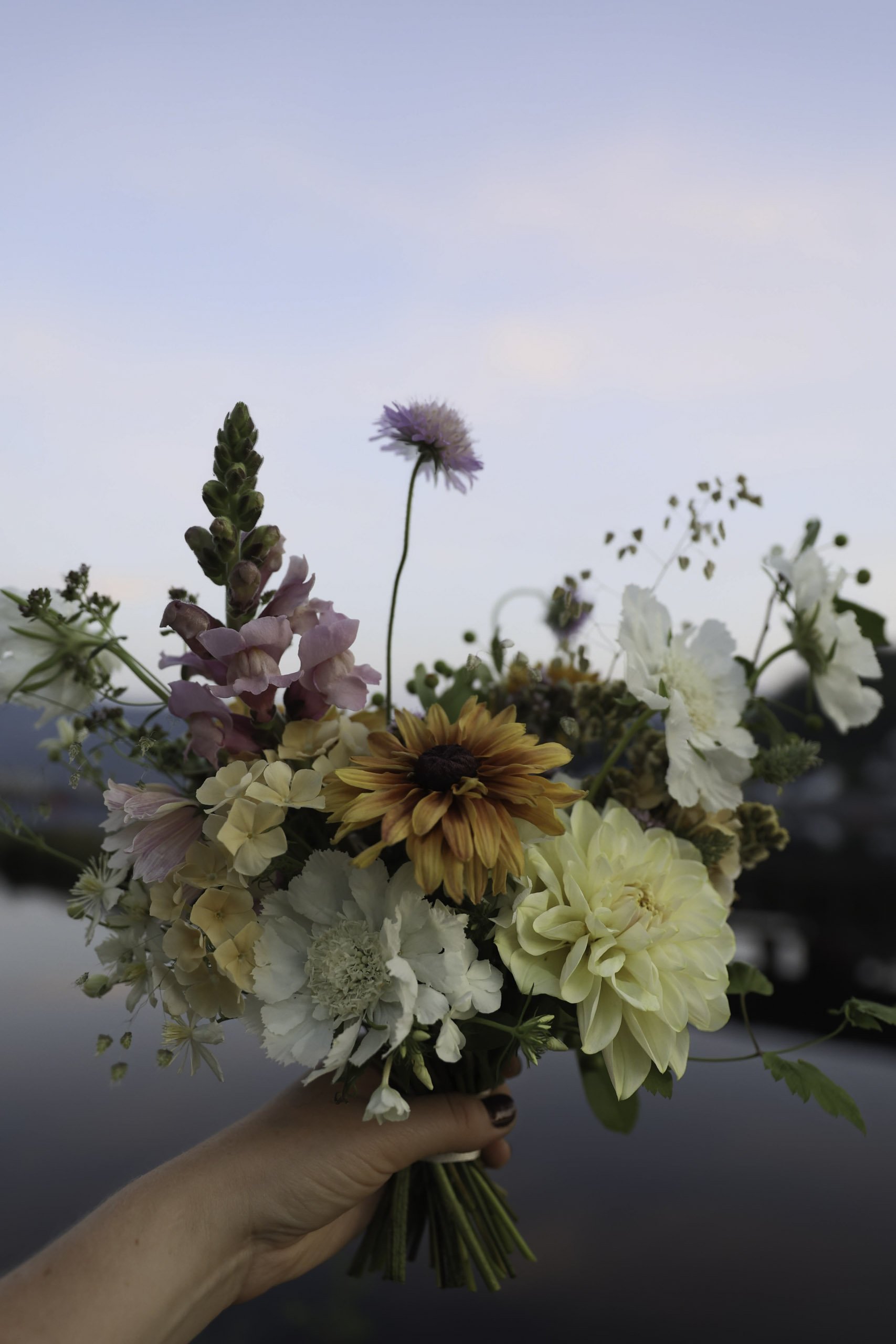 Blomster Bryllup Bryllupsblomster Brudebukett Georgine Caramel Antique