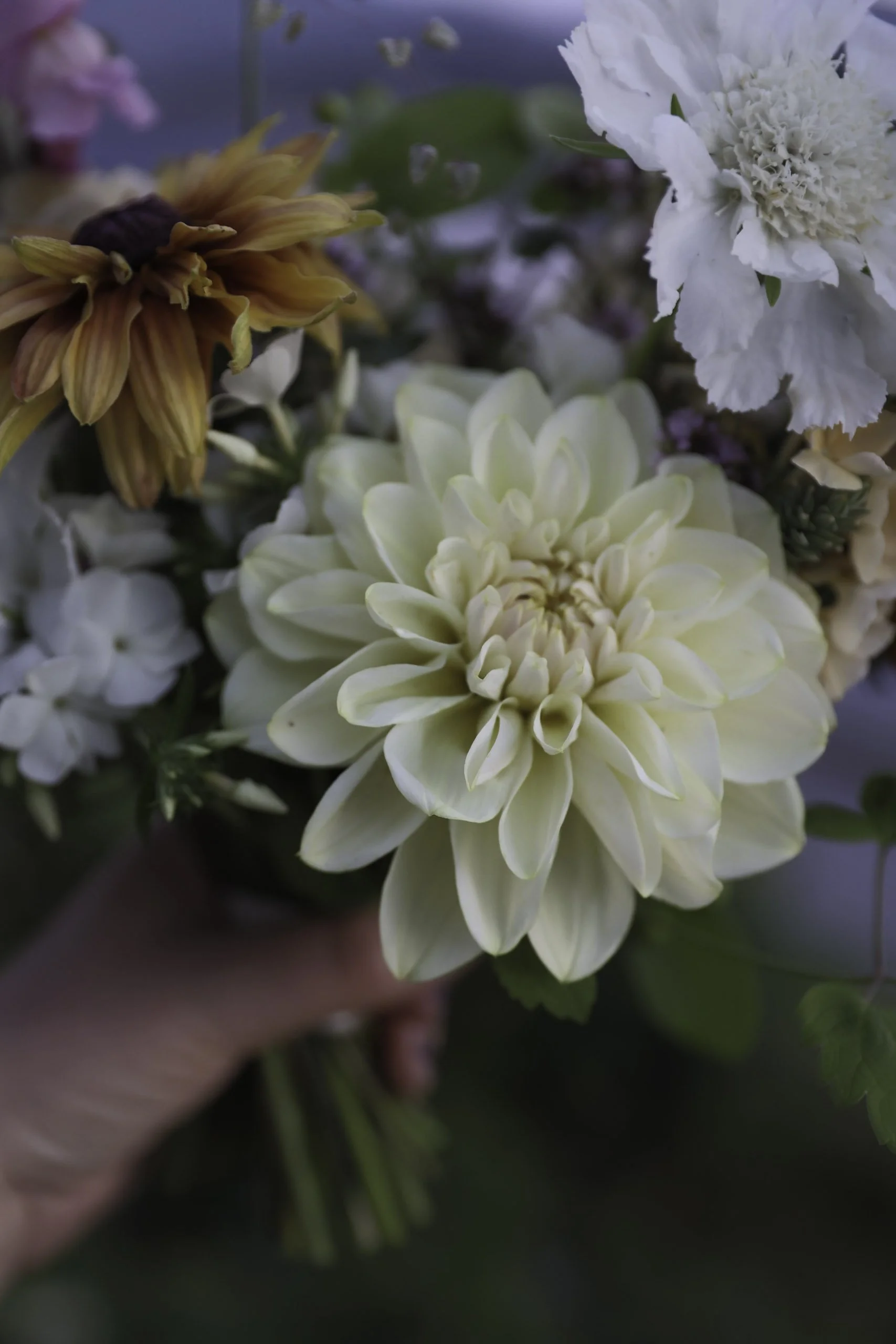 Blomster Bryllup Bryllupsblomster Brudebukett Georgine Caramel Antique