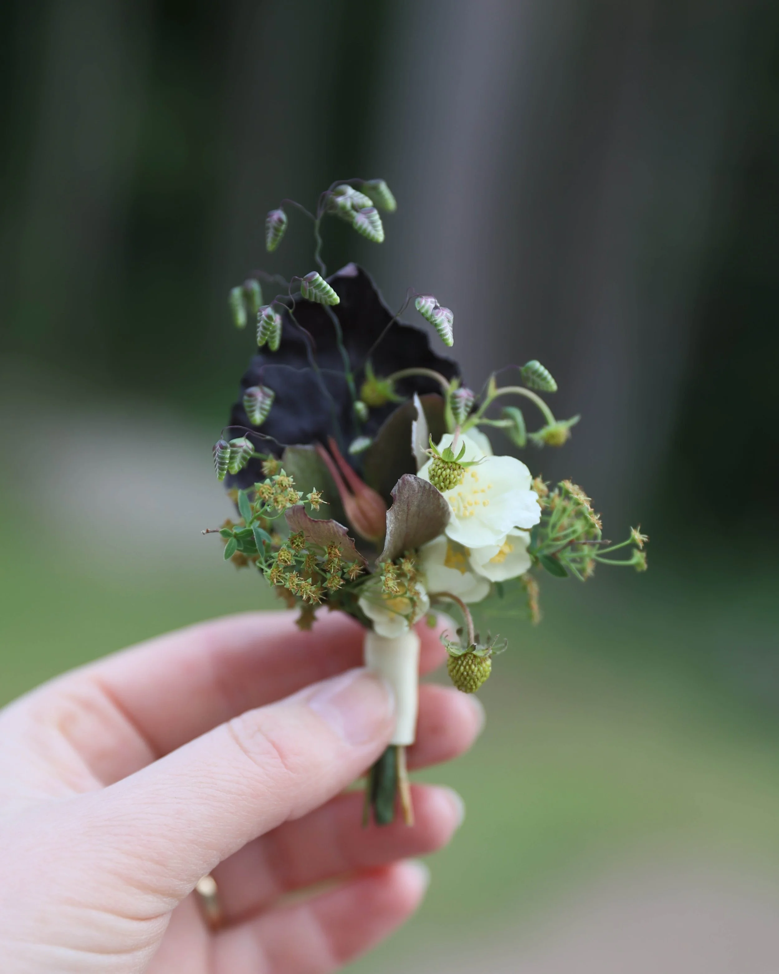 Blomster Bryllup Bryllupsblomster Knapphullsblomst Bouttoniere 