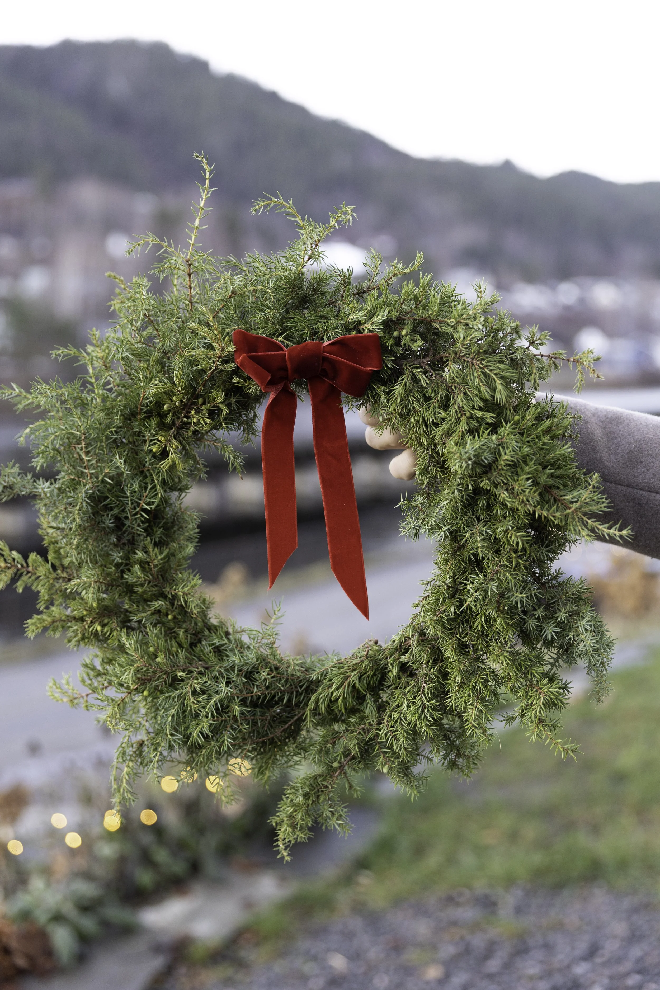 Julekrans Snittblomster