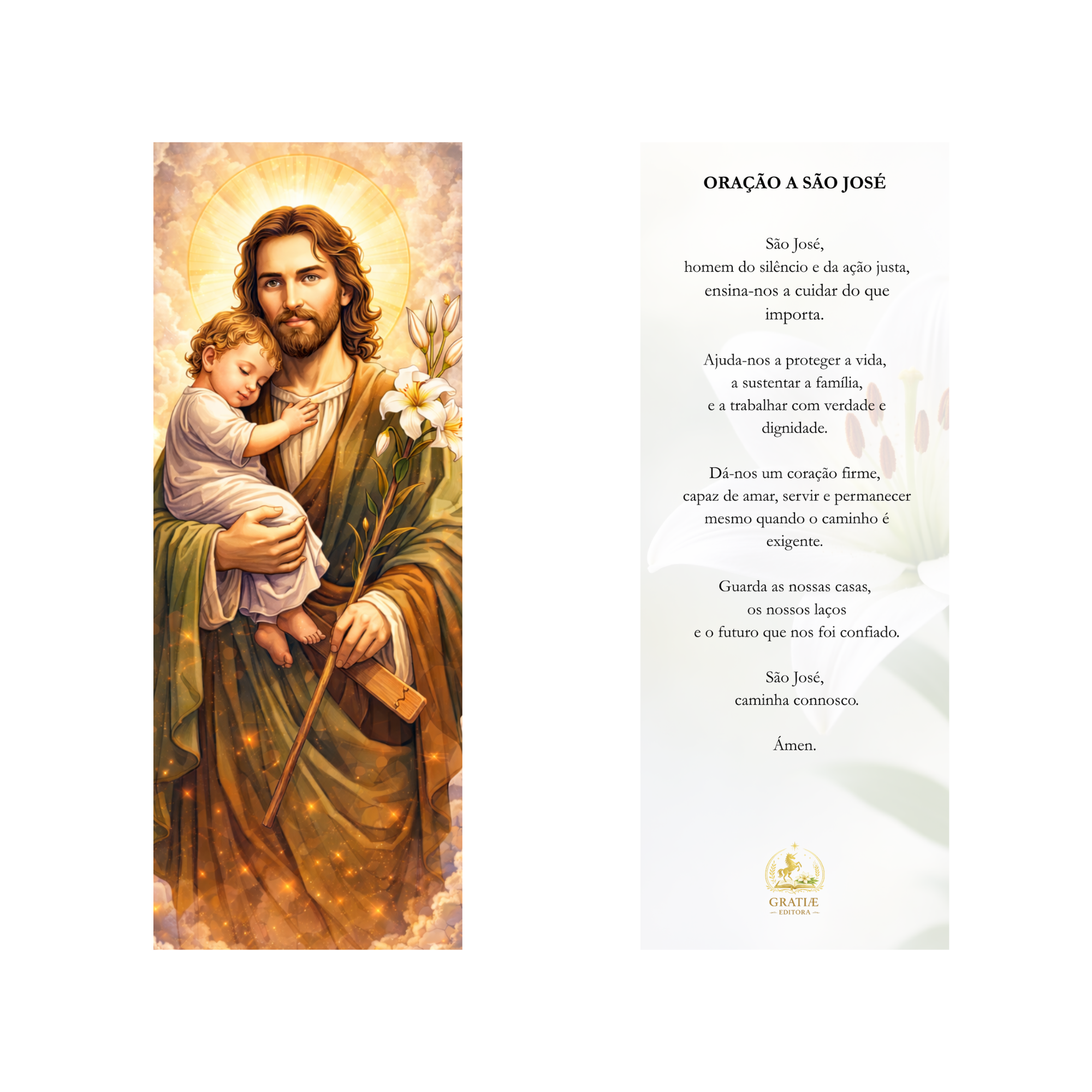 Marcador de São José | Proteção, Família e Trabalho Digno