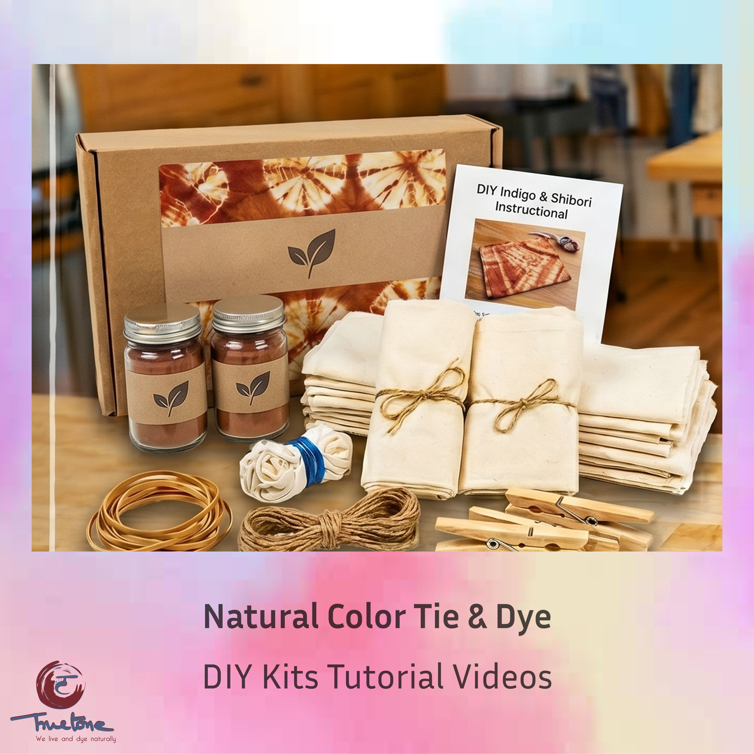 DIY Kit Tutorial Video: Natural Color Tie & Dye | Truetone Ink