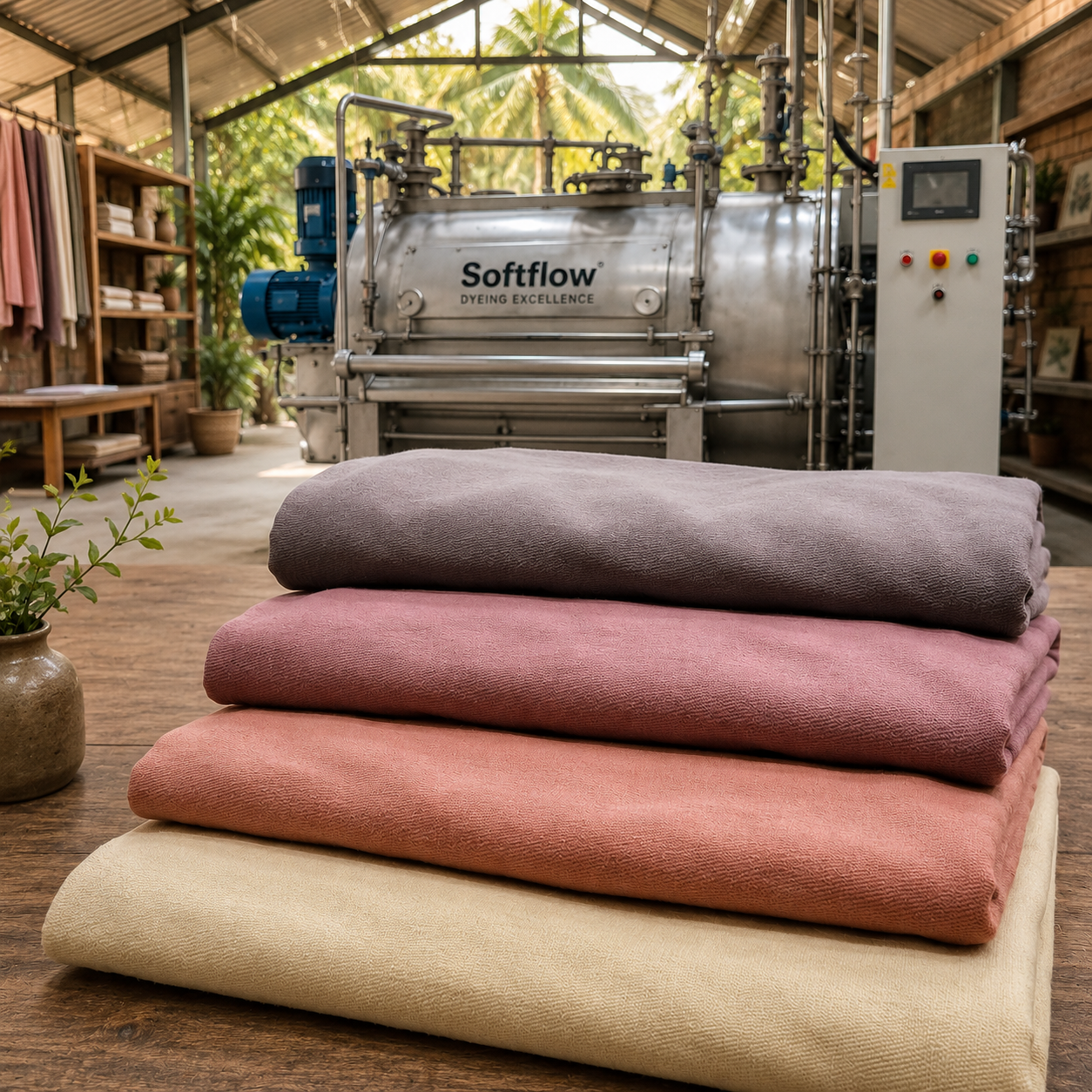 Natural Dyeing in Soft-Flow Machines: Can Natural Color Really Work at Bulk Scale?