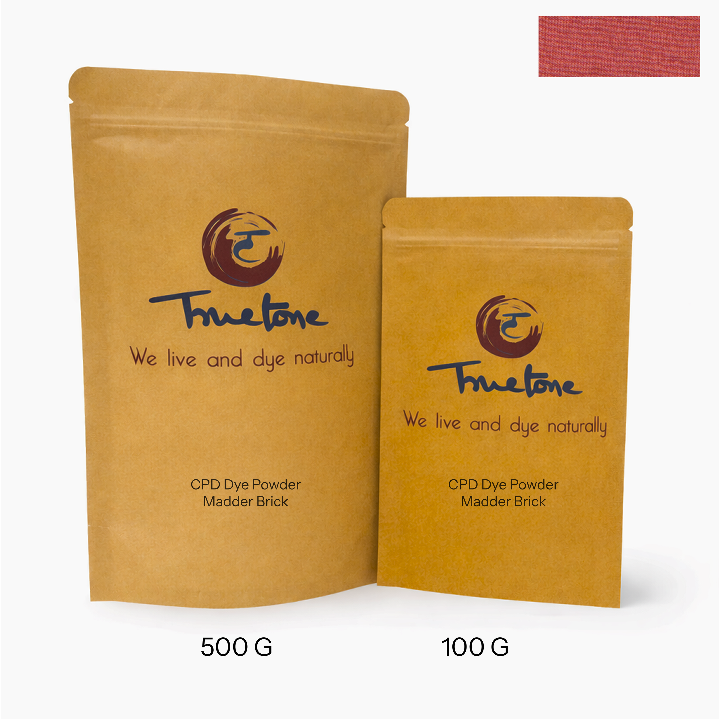 Madder Brick | Fabric CPD Dye | 100 Gms | 500 Gms | Truetone Ink