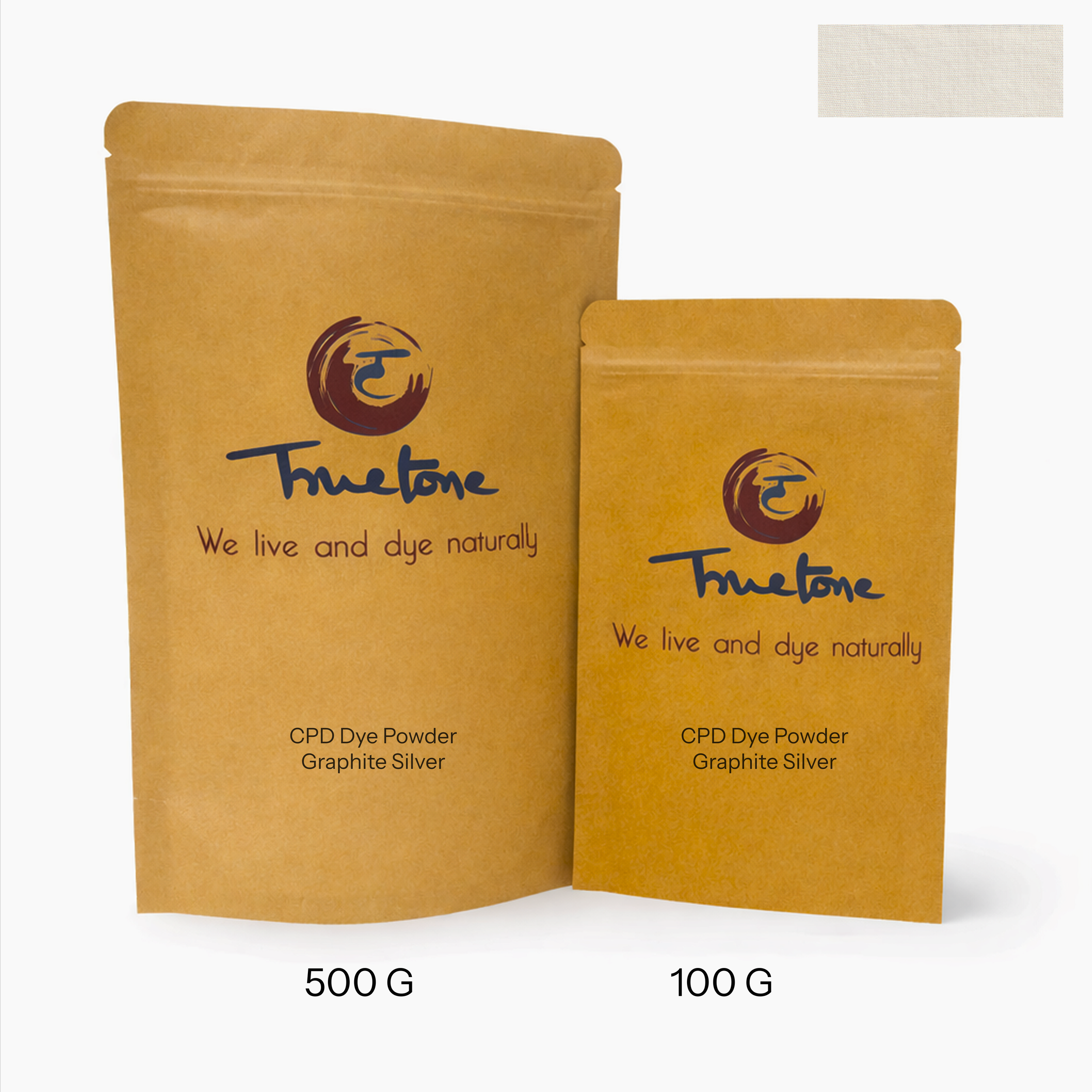 Graphite Silver | Fabric CPD Dye | 100 Gms | 500 Gms | Truetone Ink