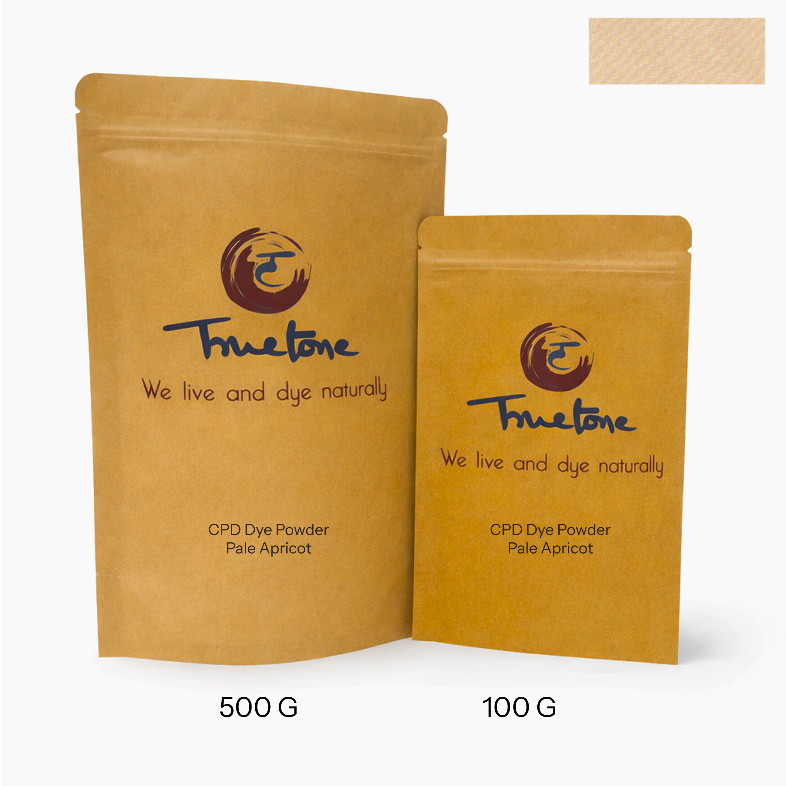 Pale Apricot | Fabric CPD Dye | 100 Gms | 500 Gms | Truetone Ink
