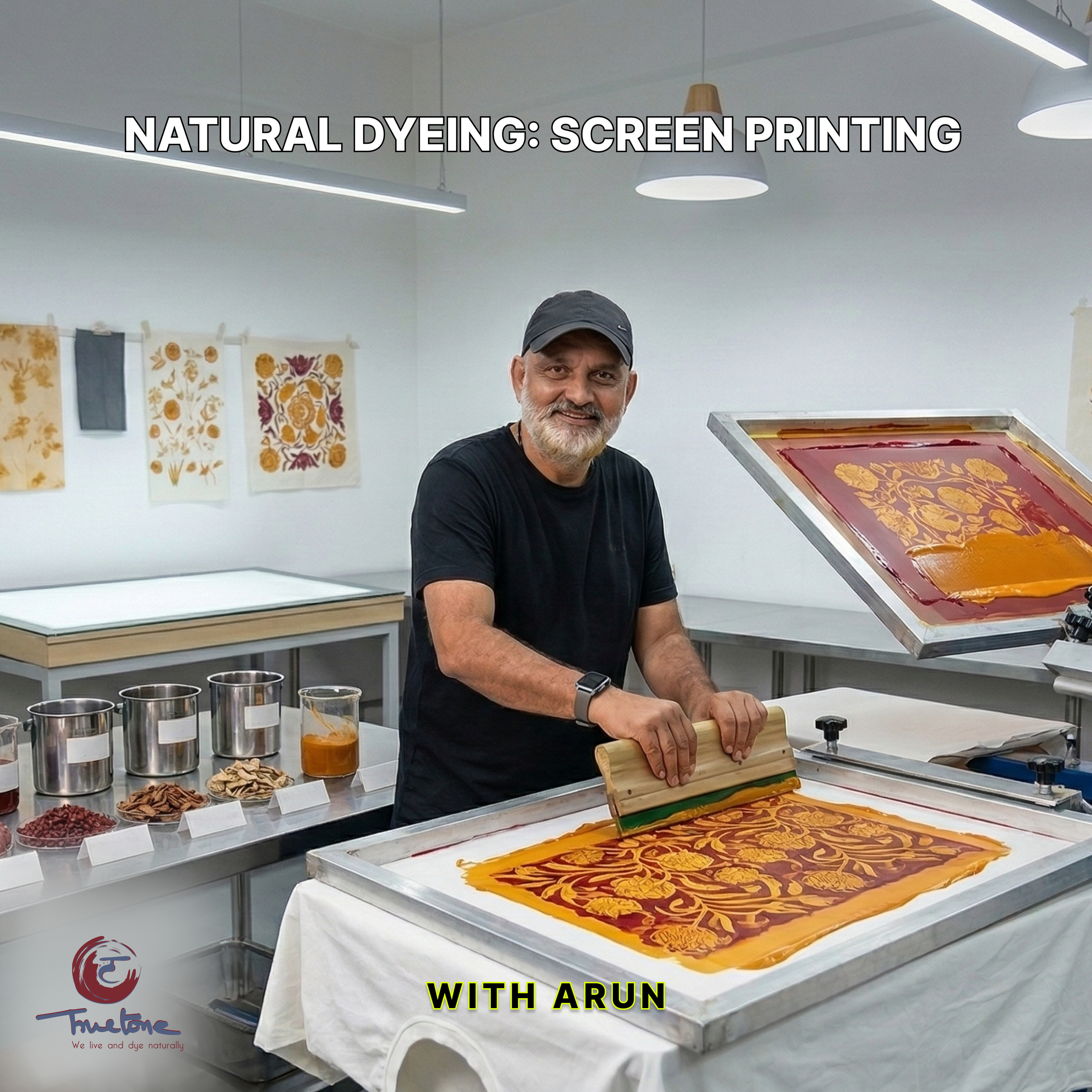 Natural Dyeing: Screen Printing (Online Workshop)