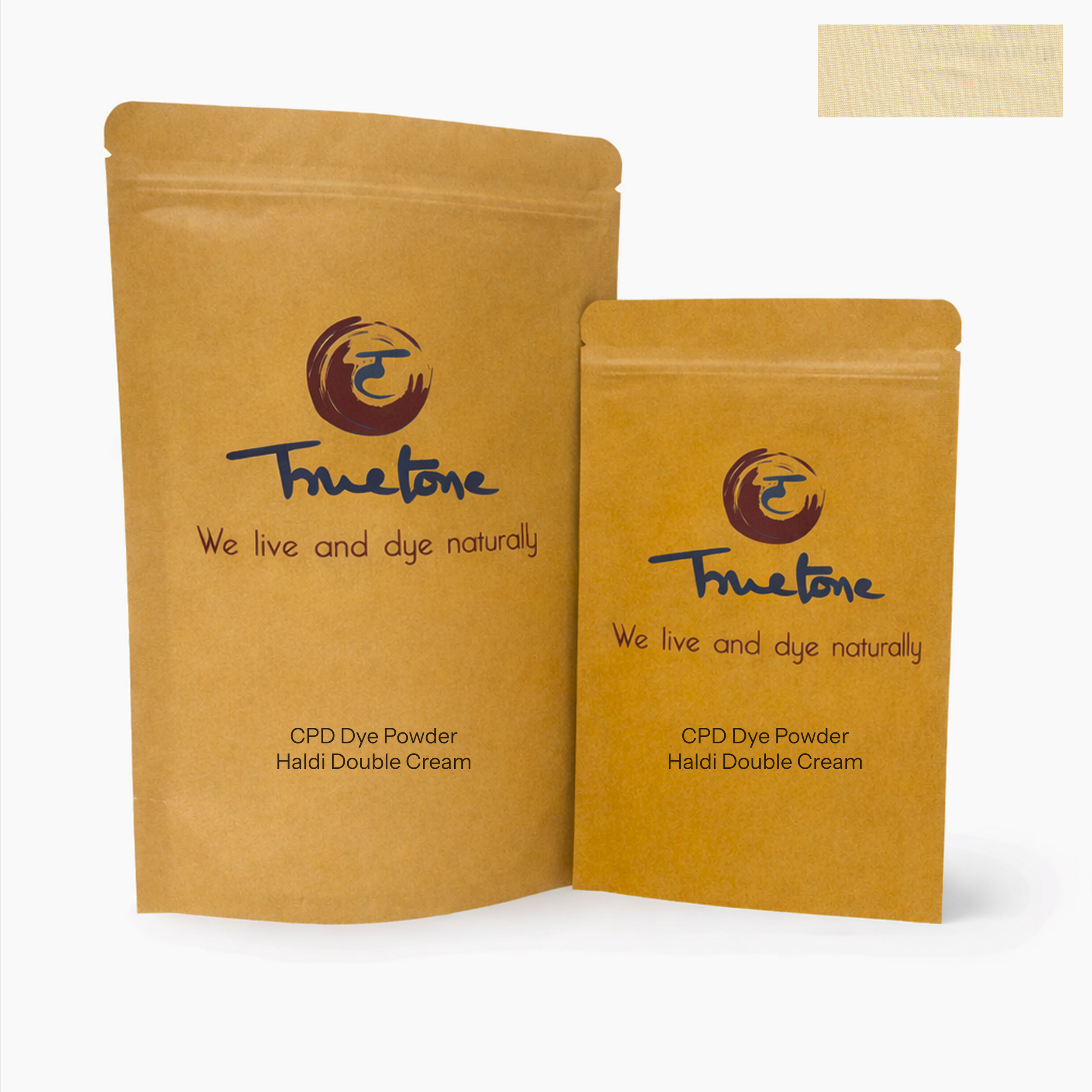 Haldi Double Cream | Fabric CPD Dye | 50 Gms | 500 Gms | Truetone Ink