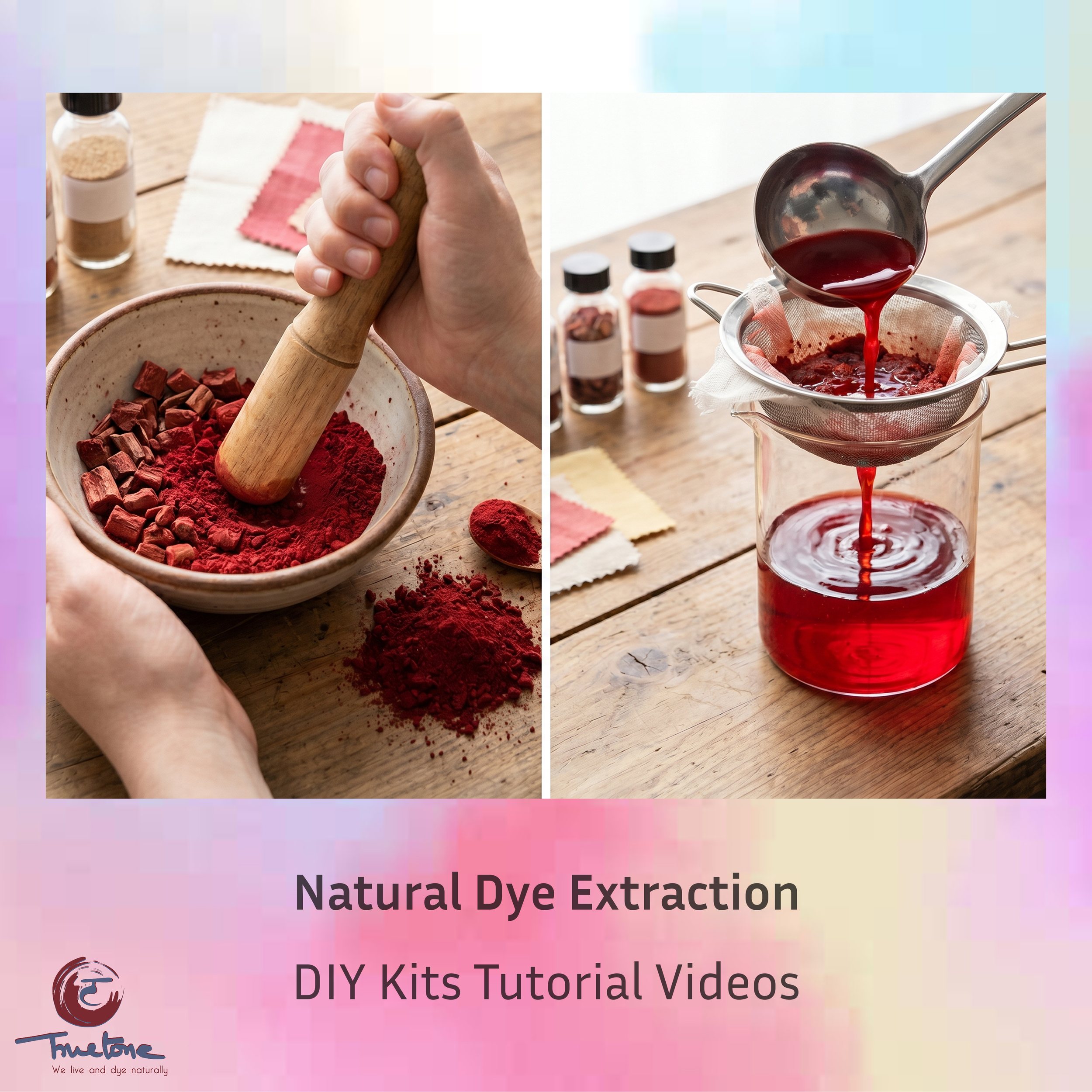 DIY Kit Tutorial Video: Natural Dye Extraction | Truetone Ink