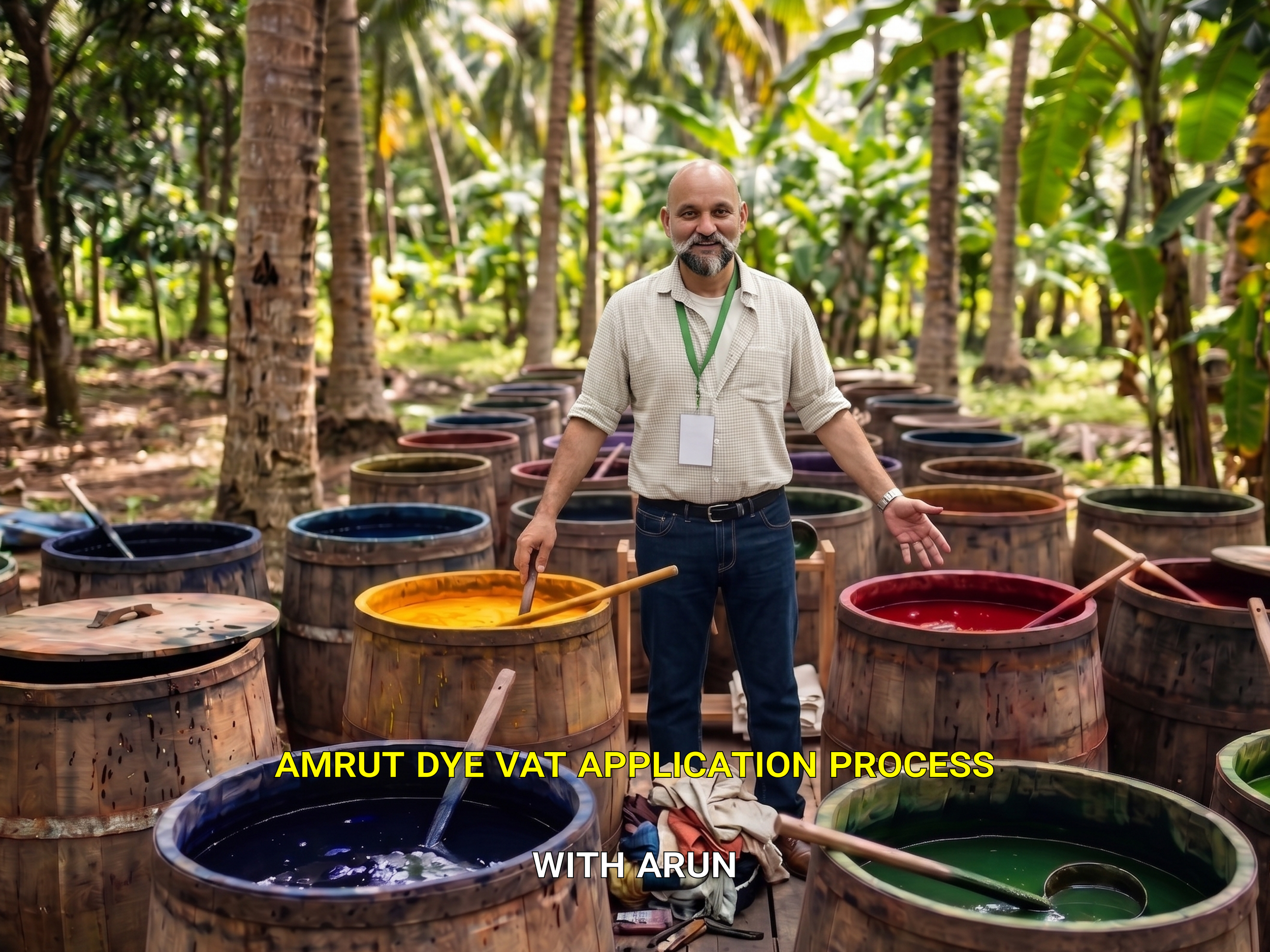 Amrut Dye Vat Application Process (Online Workshop) | Truetone Ink