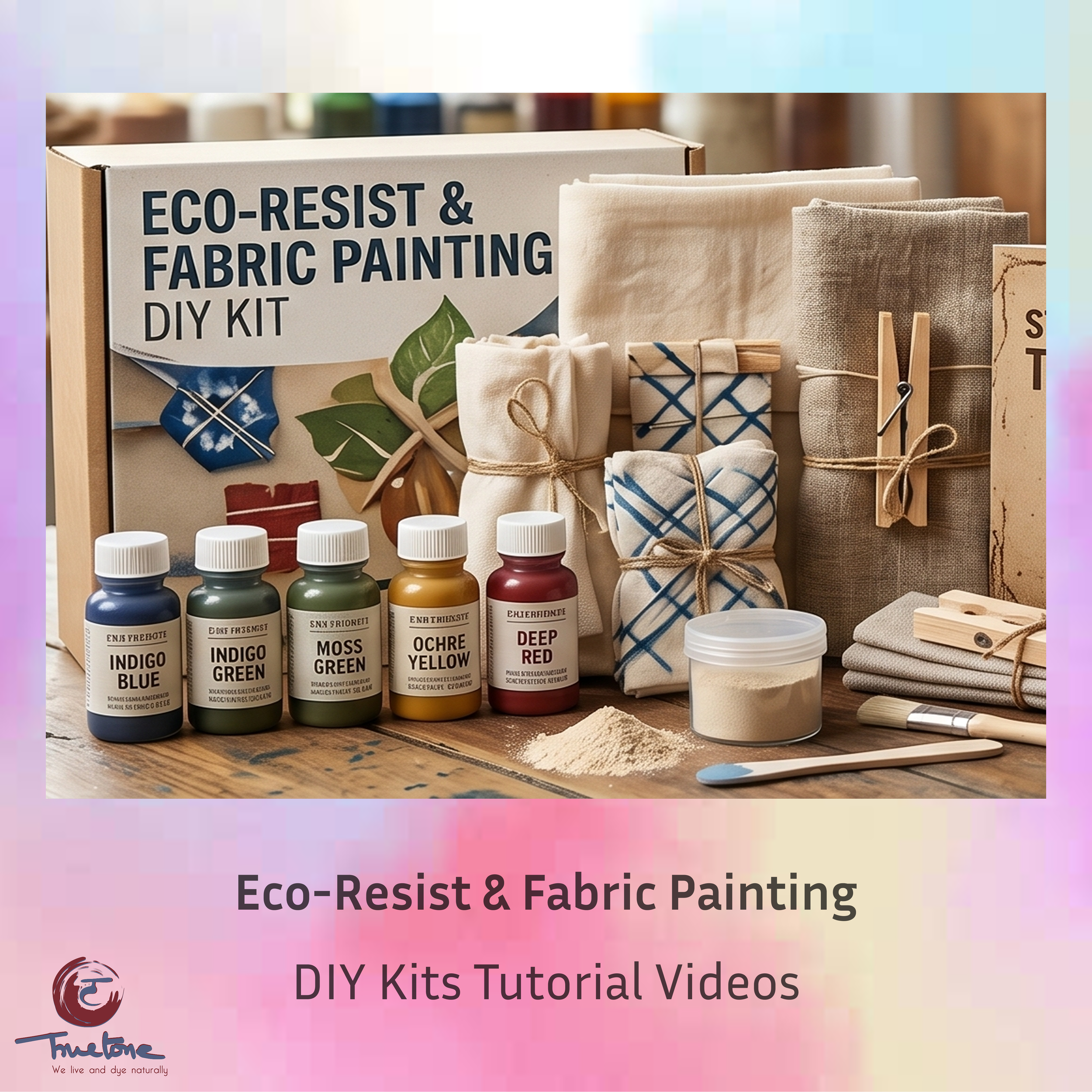 DIY Kit Tutorial Video: Eco-Resist & Fabric Painting | Truetone Ink