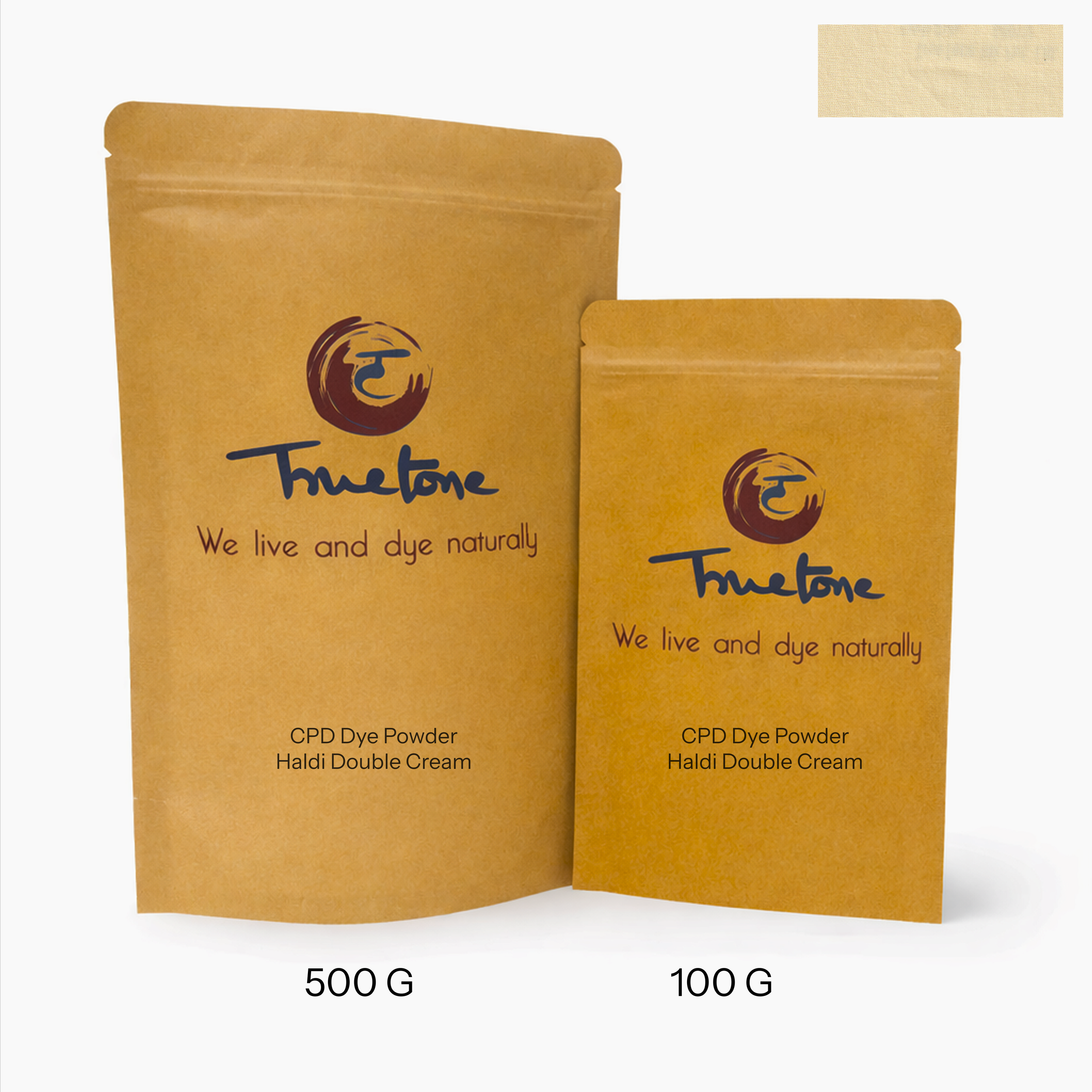 Haldi Double Cream | Fabric CPD Dye | 100 Gms | 500 Gms | Truetone Ink