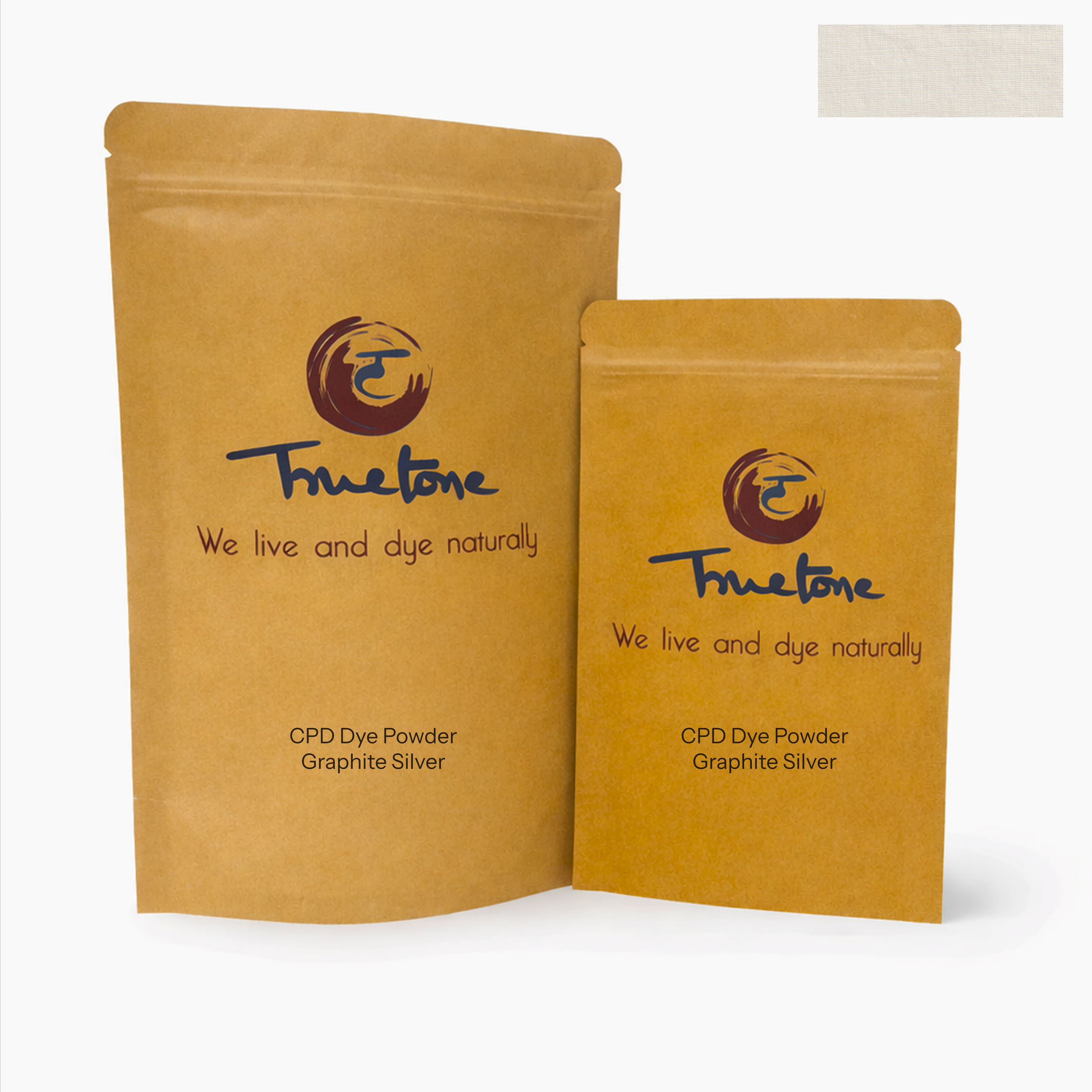 Graphite Silver | Fabric CPD Dye | 50 Gms | 500 Gms | Truetone Ink