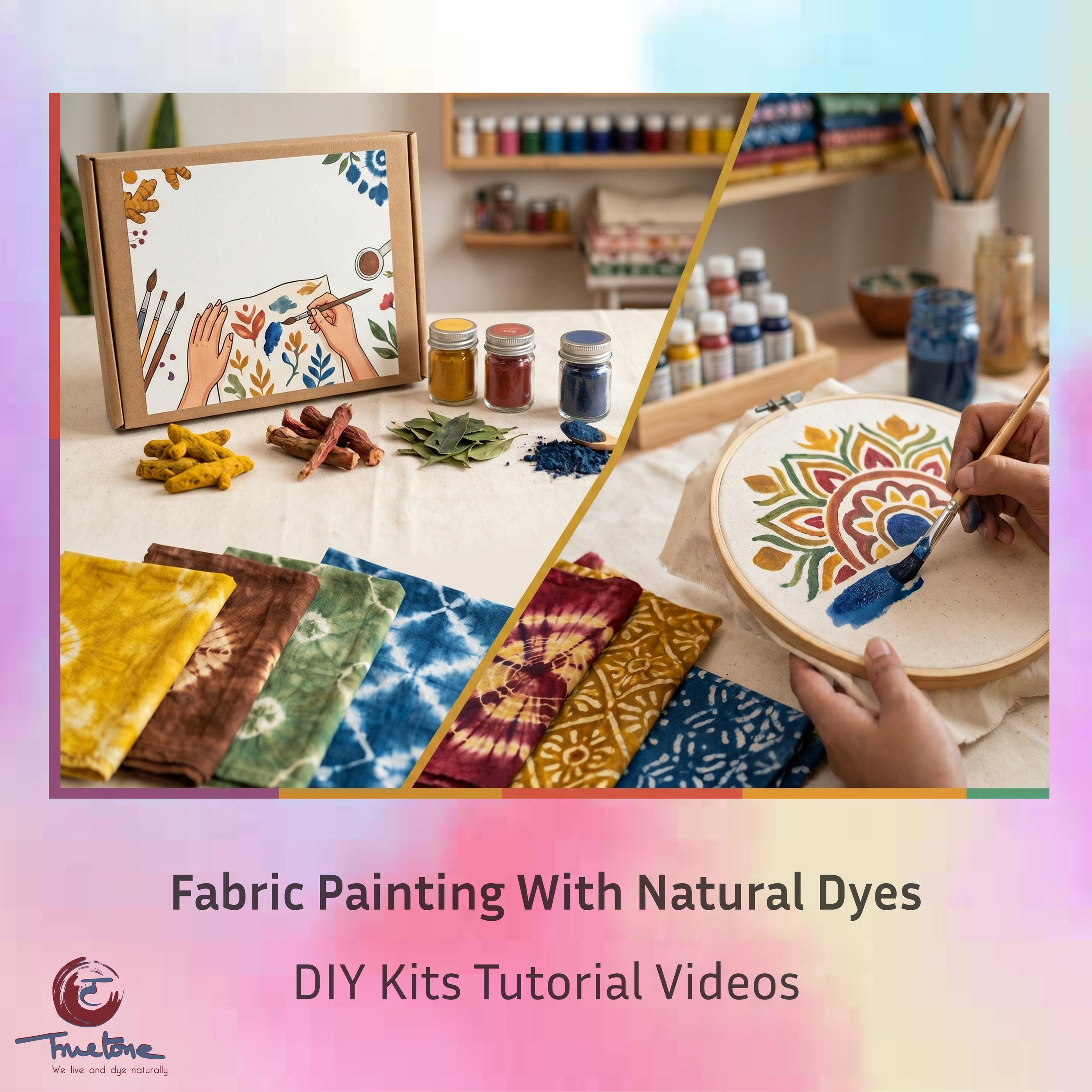 DIY Kit Tutorial Video: Fabric Painting with Natural Dye | Truetone Ink