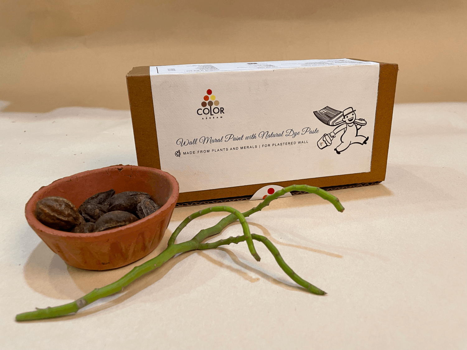 DIY Kit: Wall Mural Paint with Natural Dye Paste