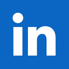 Logo de LinkedIn, une plateforme de réseautage professionnel.