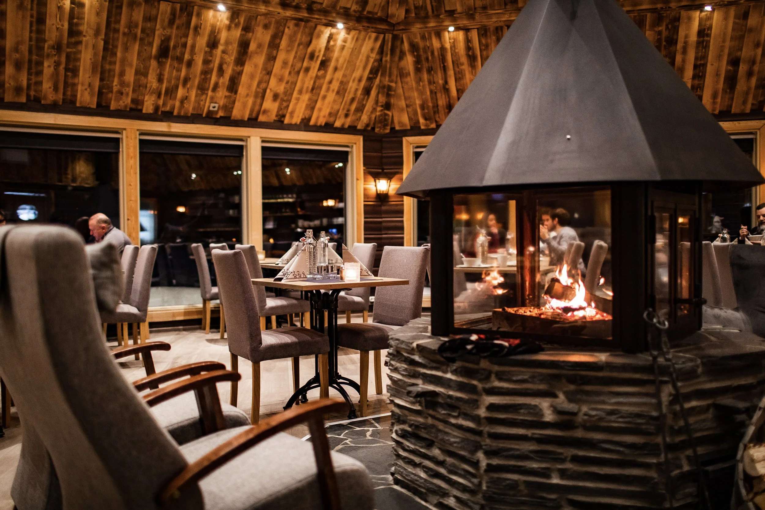 Dinner at Aurora Village
