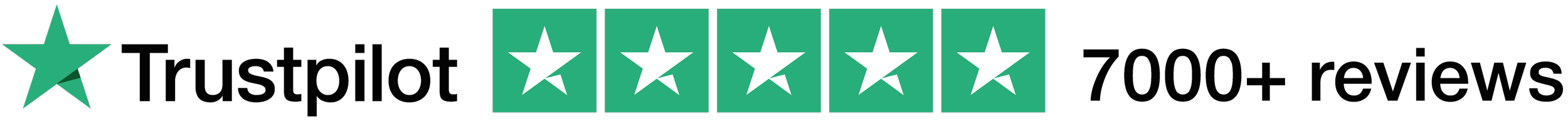 5-star Trustpilot rating