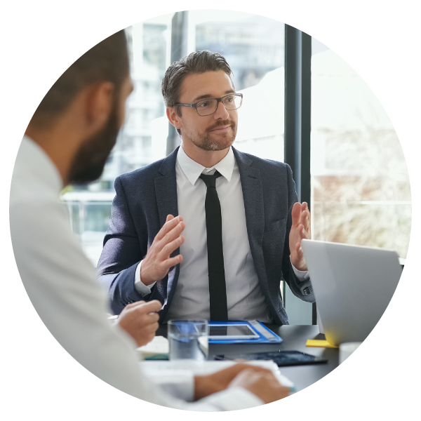 Agile project manager leading a team meeting