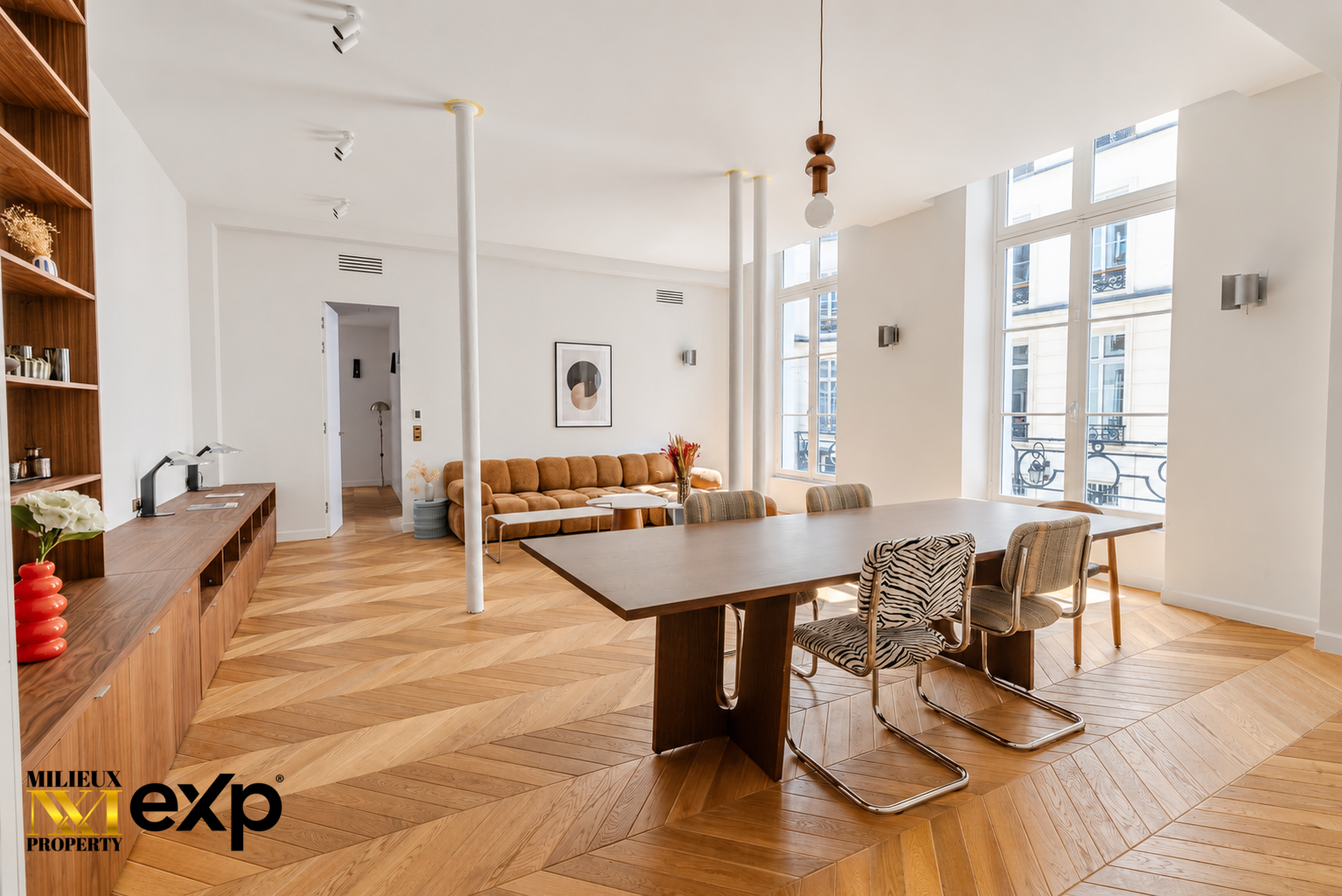 Living Room & Open Kitchen