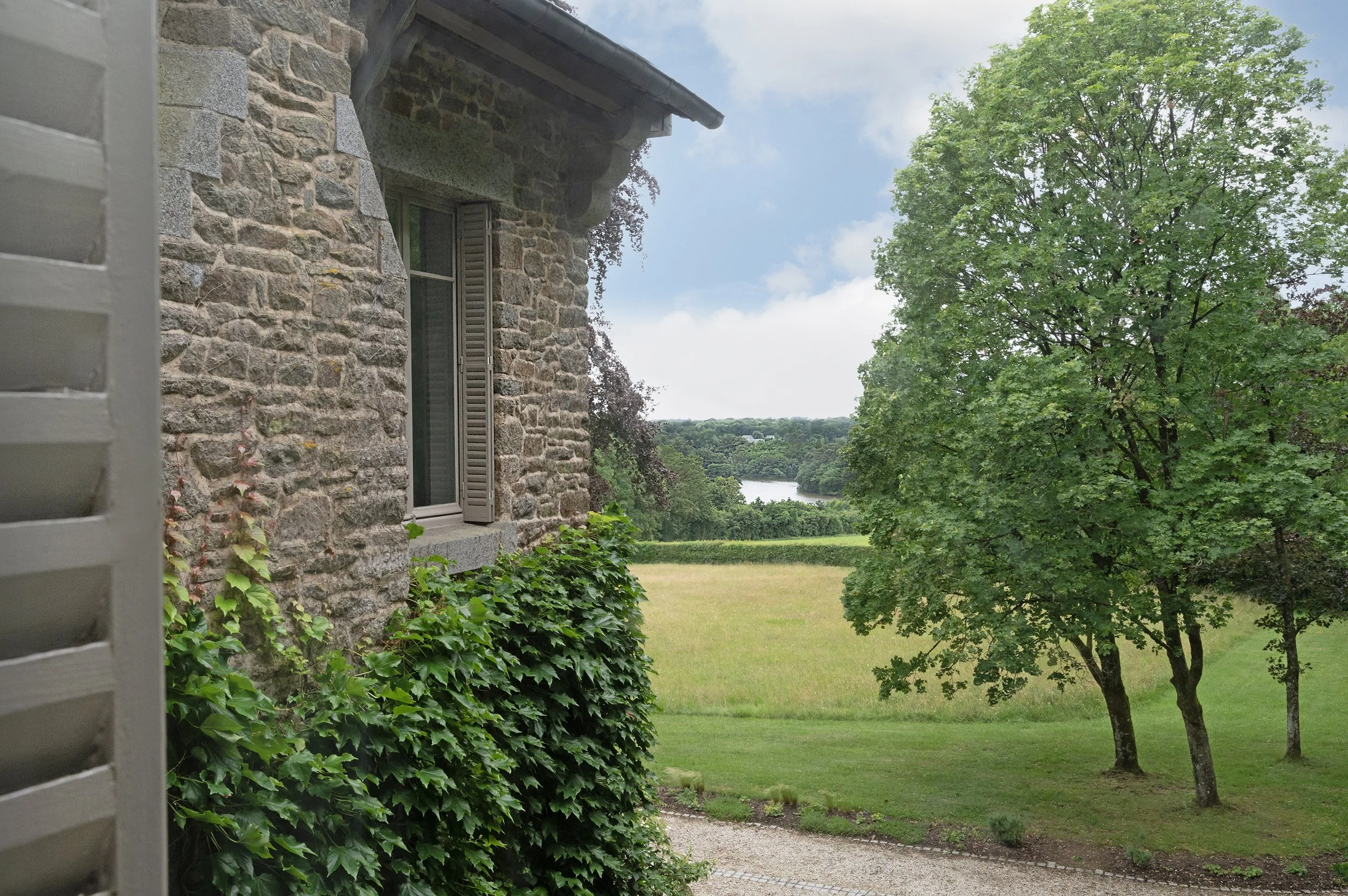 Beautiful countryside view from the property