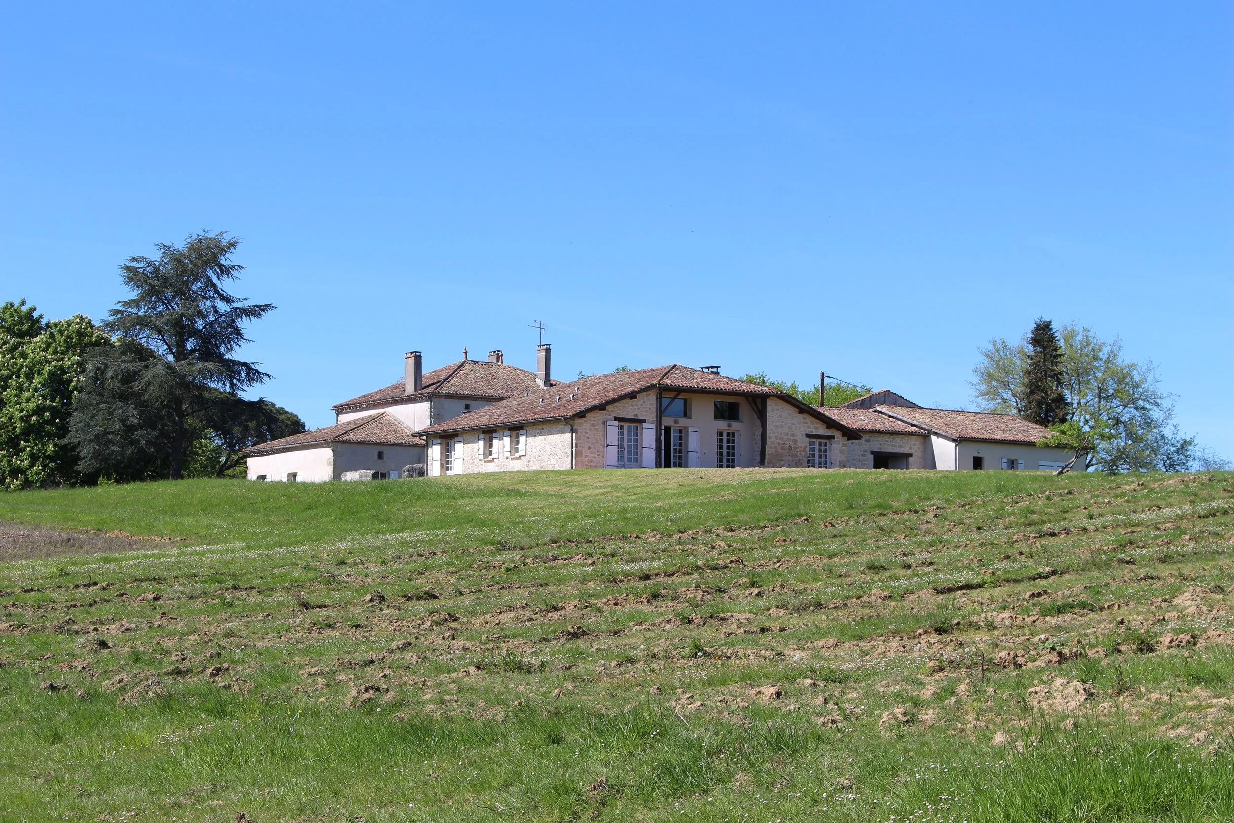 Outbuilding and Property from a further view