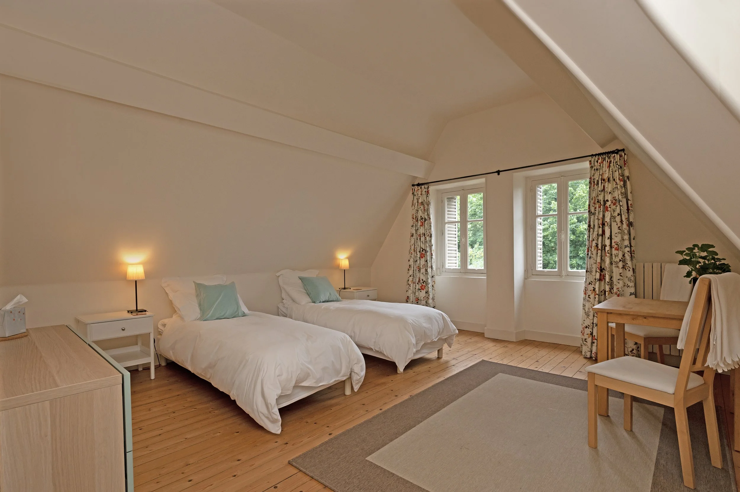 Second bedroom top floor of manor