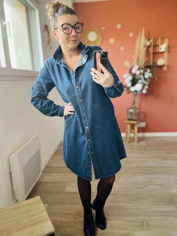 Robe en jean