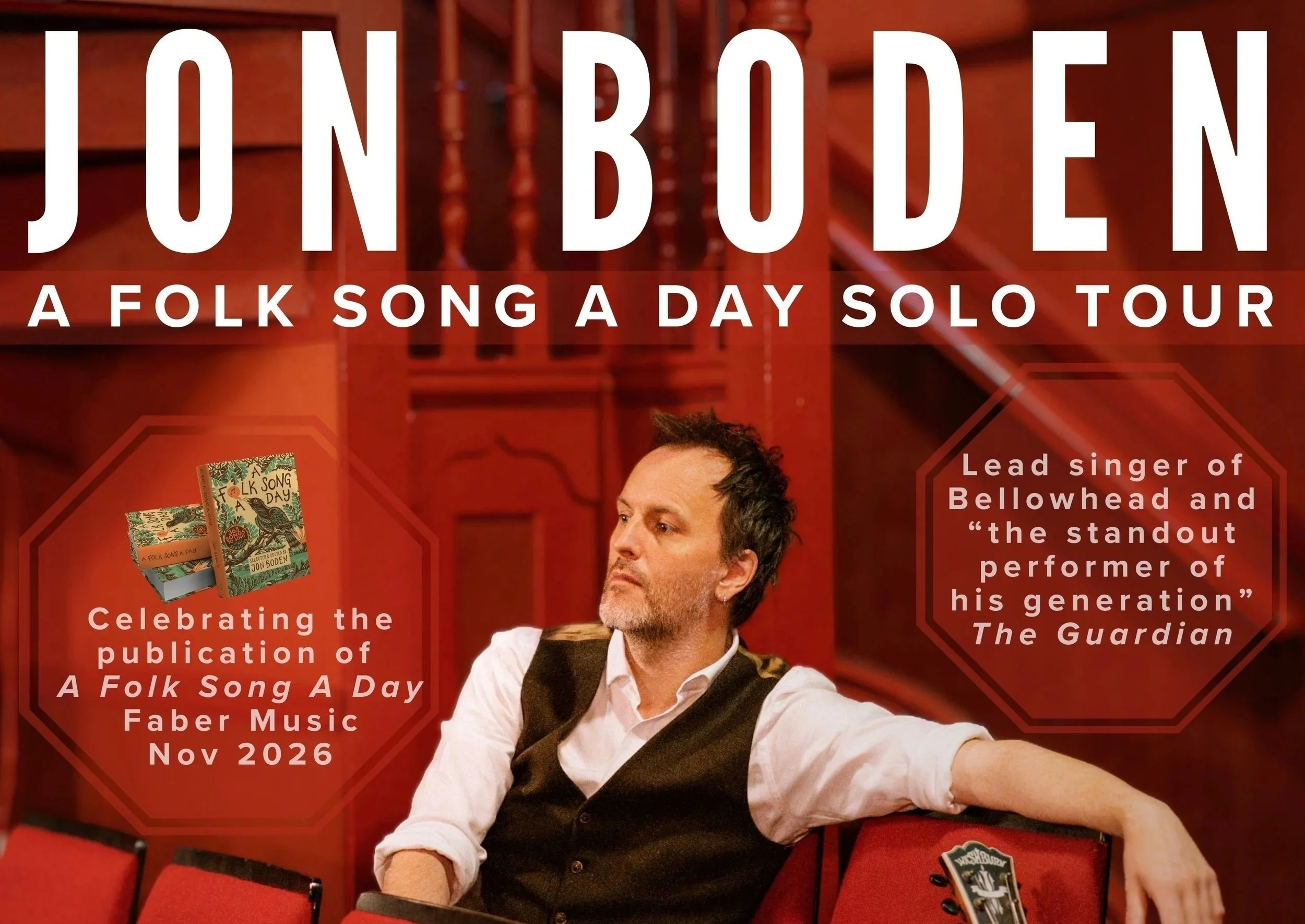 Jon Boden’s ‘A Folk Song A Day’ Solo Tour