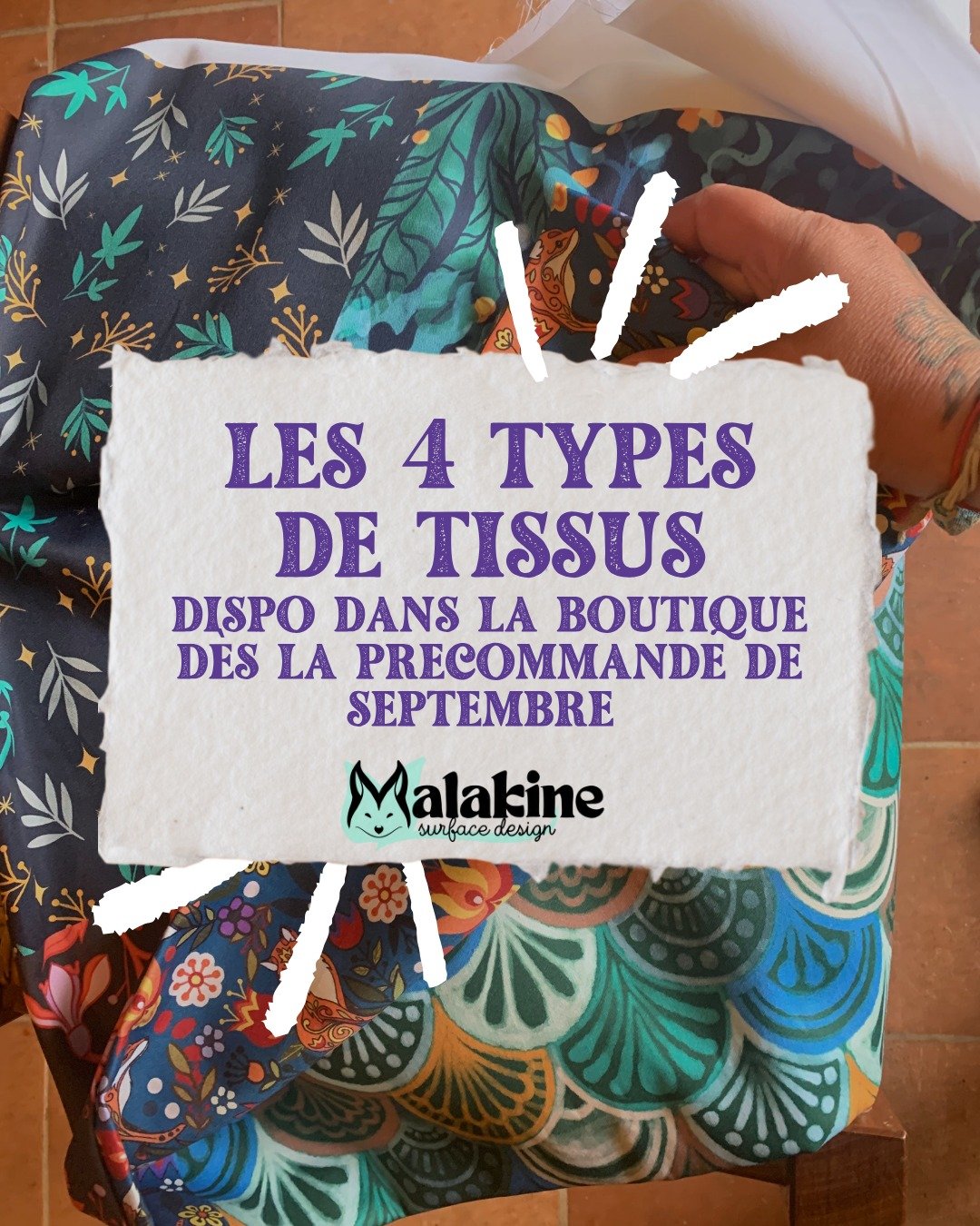 Je suis fi&egrave;re de te proposer de nouveaux tissus uniques et de bonne qualit&eacute; pour t'inspirer dans toutes tes cr&eacute;ations ! 
H&acirc;te de conna&icirc;tre ton avis et si tu as d&eacute;j&agrave; des id&eacute;es !

#textileaddict #co