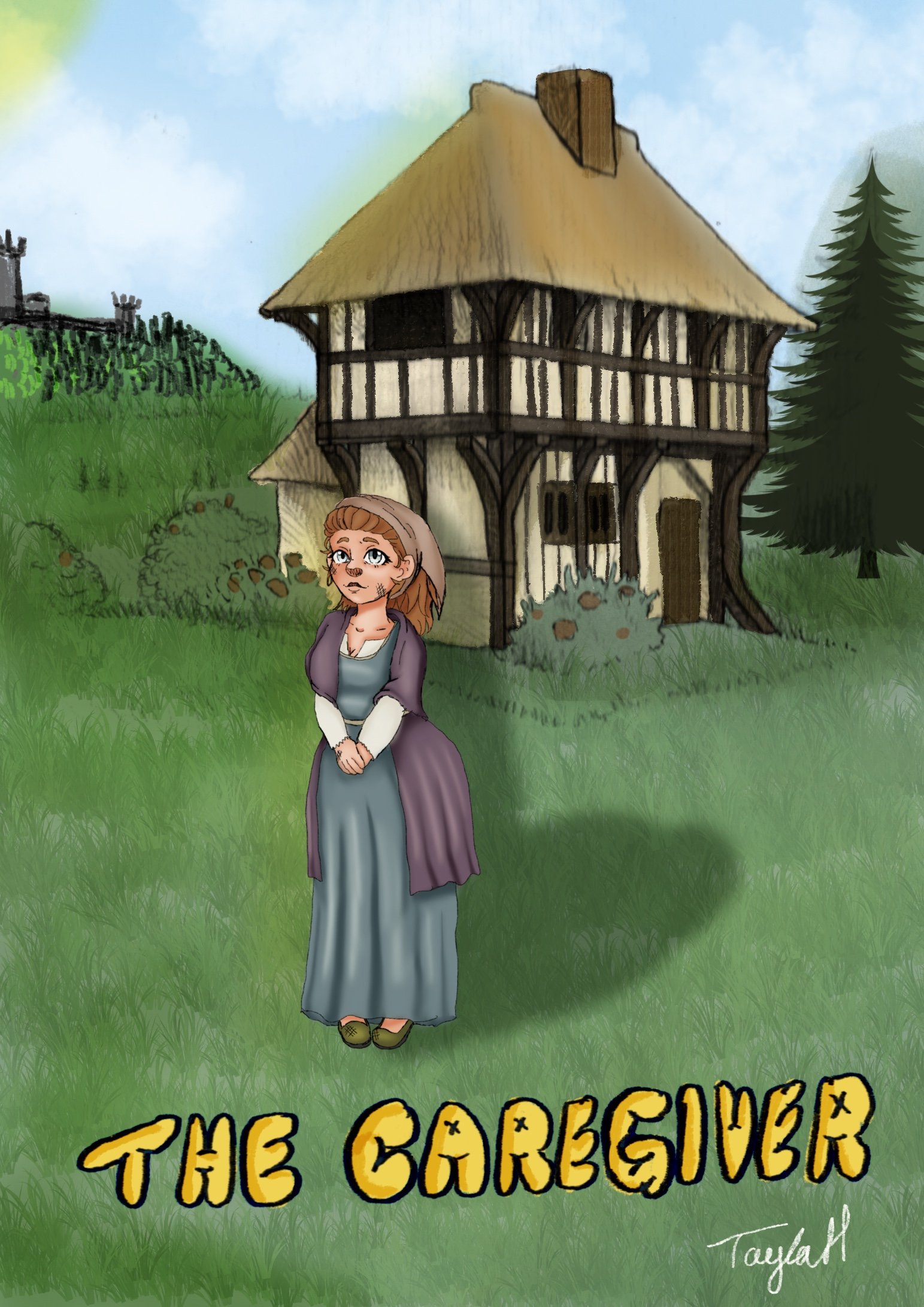 The caregiver poster made for my uni project of character design where we made designs for the 12 archetypes.