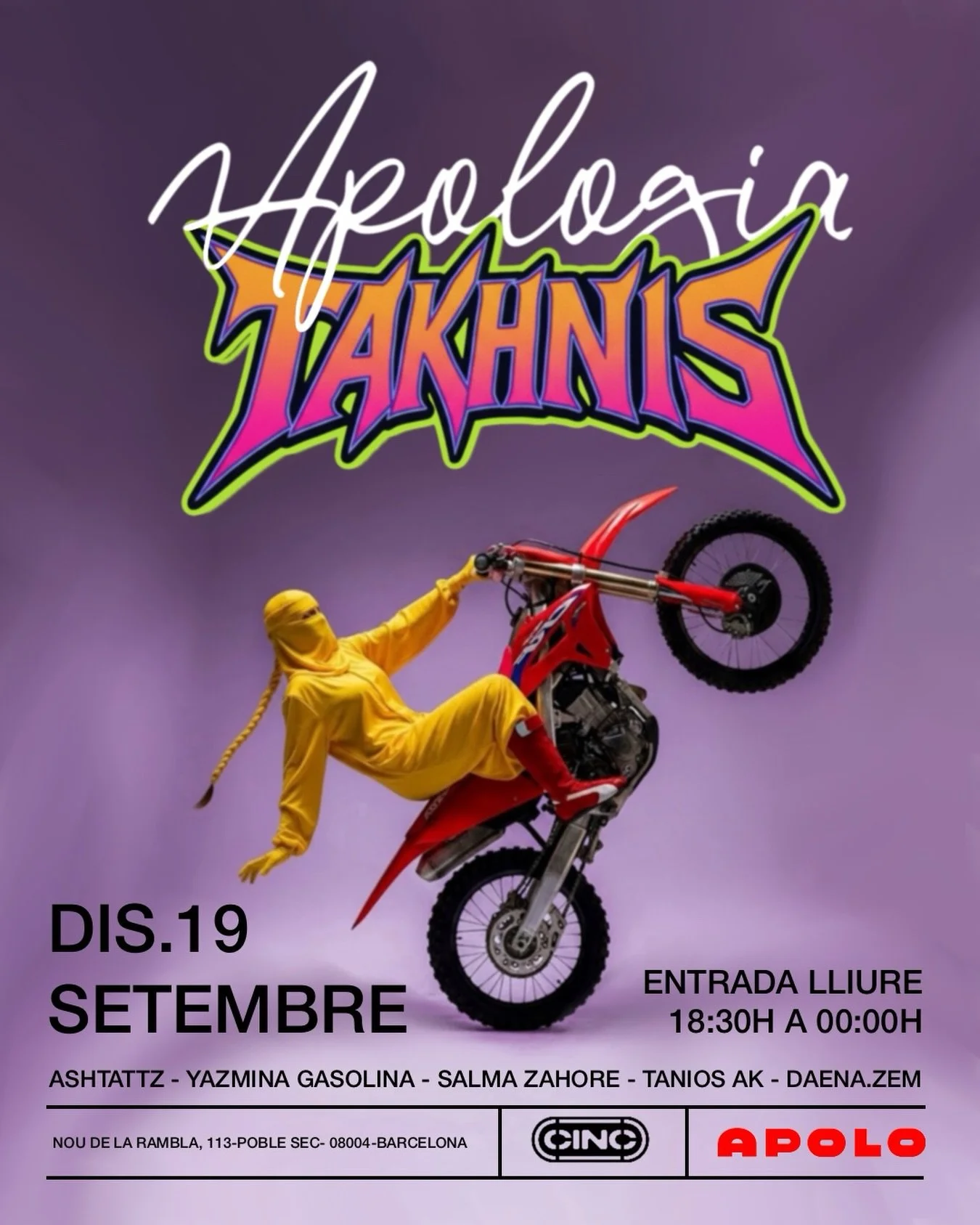 19/09/26 Takhnis x Apolo - Barcelona