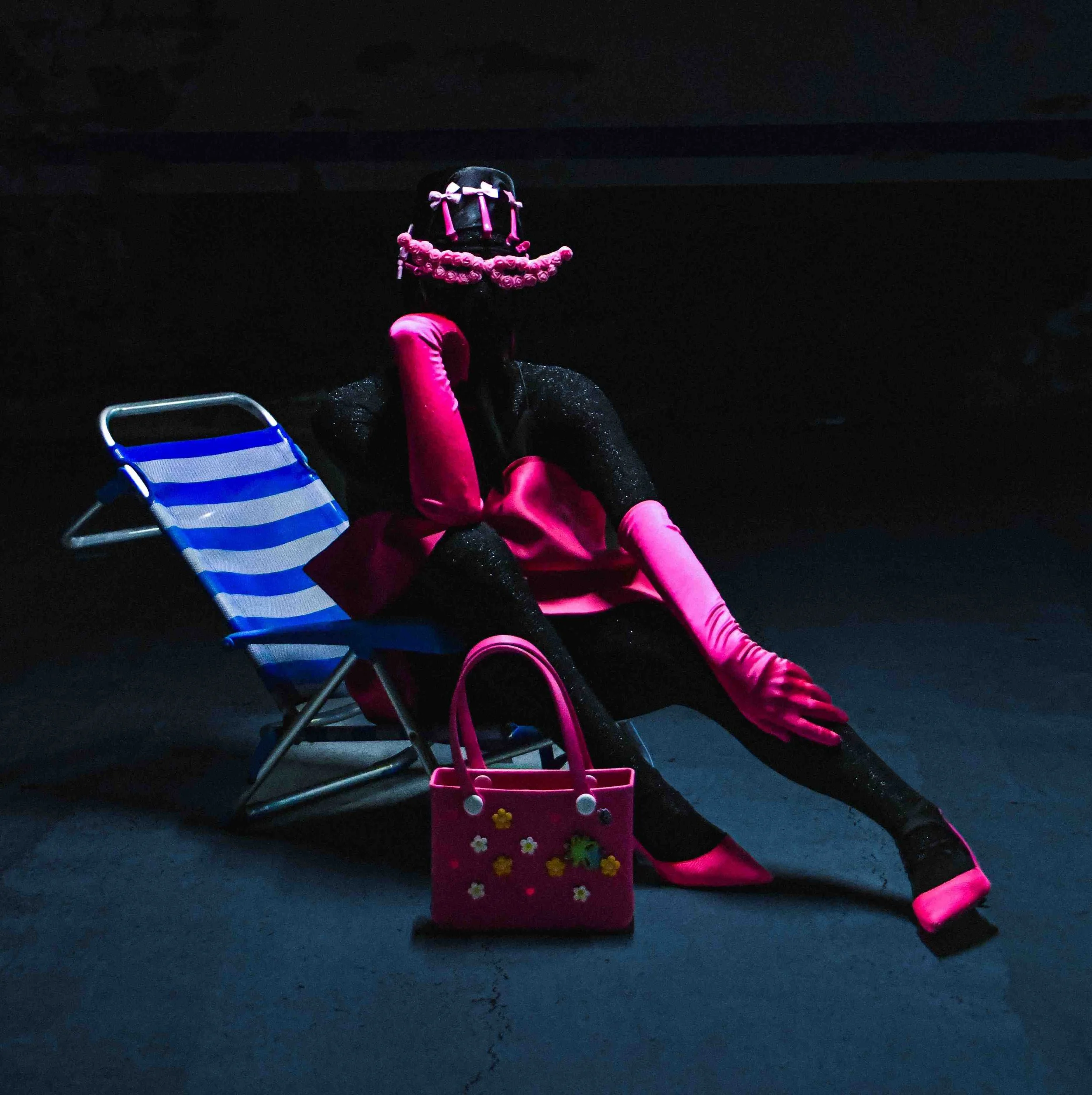 Salma in the parking