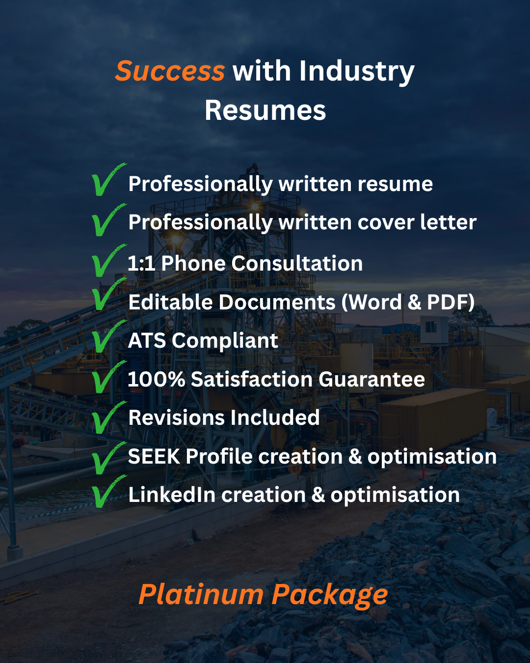 Superintendents & Senior Management - Platinum Package