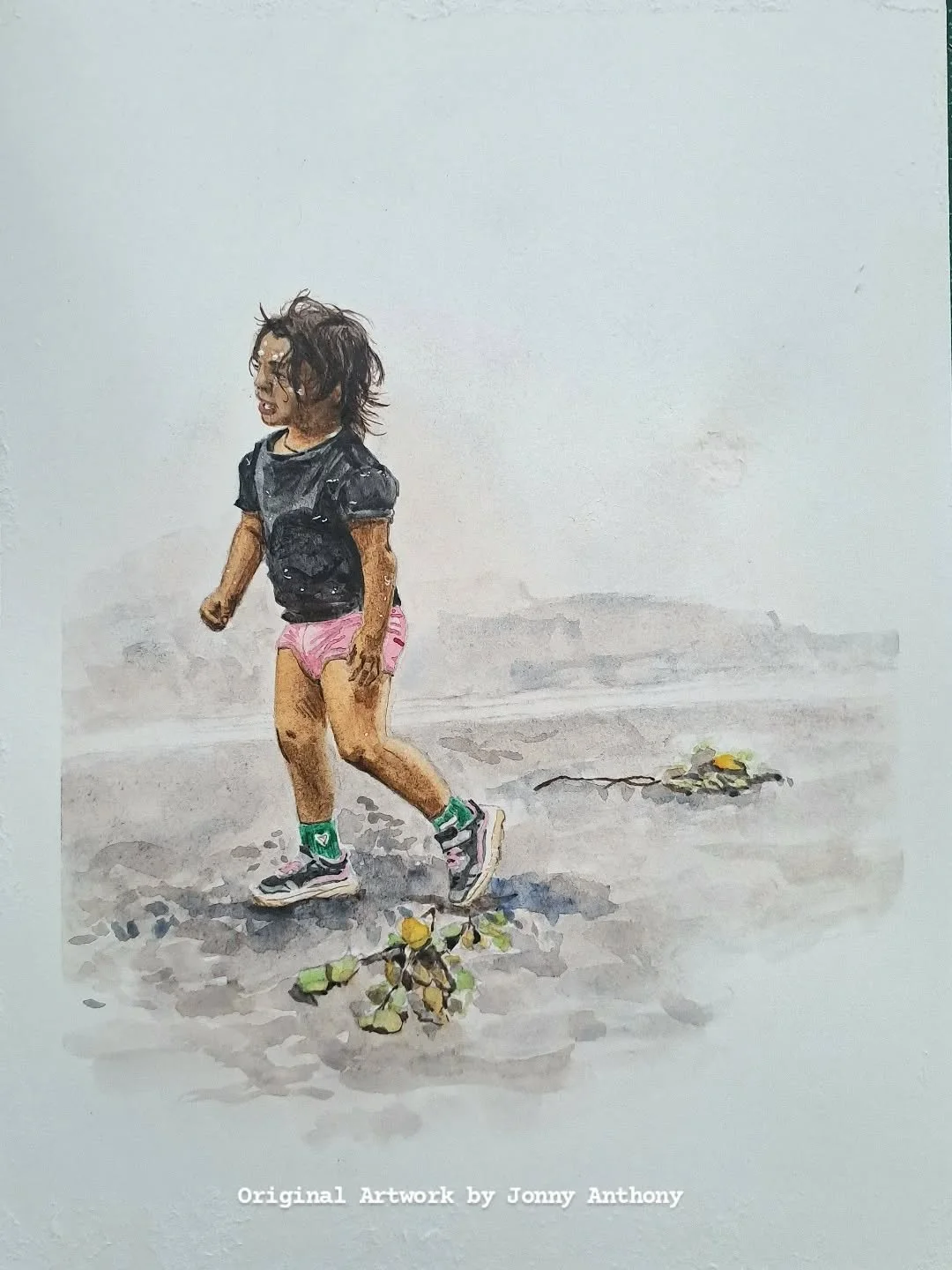A watercolour of a little girl who was part of the Yukkumbruk Dancers during the National Multicultural Festival. She got distracted by the Chinese Dragon dancing behind her and wandered off. Was a very cute moment i wanted to capture.
.
.
.
#waterco