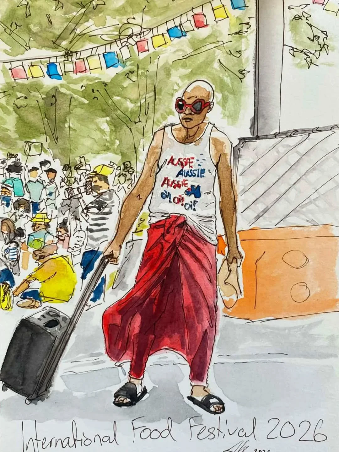 Sketch done during the National Multicultural Festival 2026
.
.
.
#art #sketchbook #watercolour #artoftheday #artist